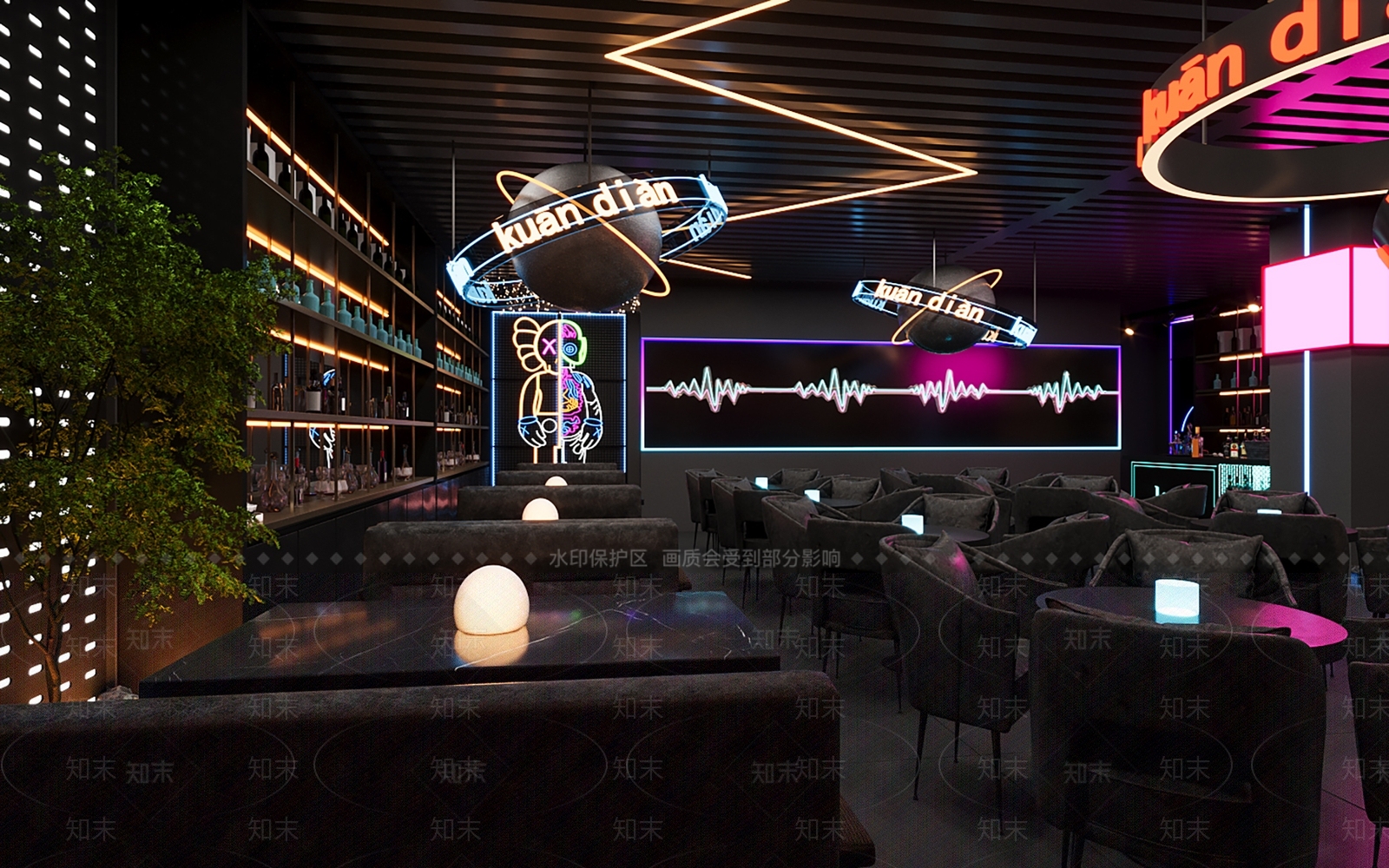 现代音乐酒吧3D模型下载【ID:1135066027】
