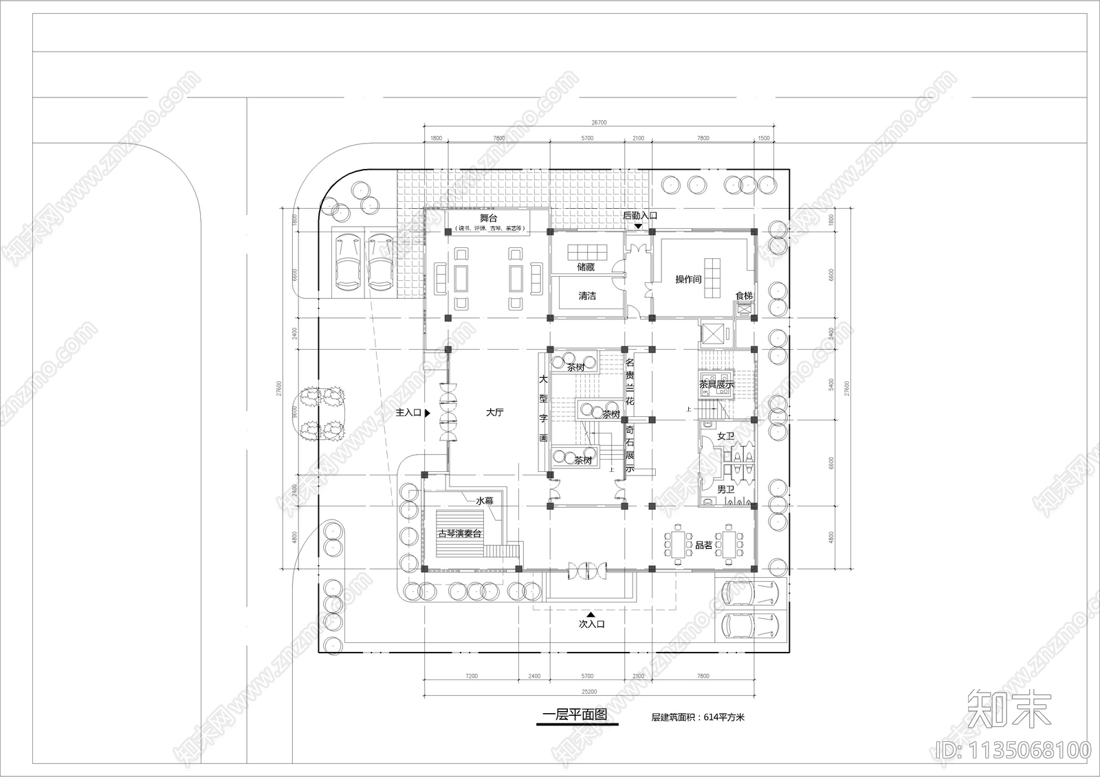 现代民宿建筑效果图cad施工图下载【ID:1135068100】