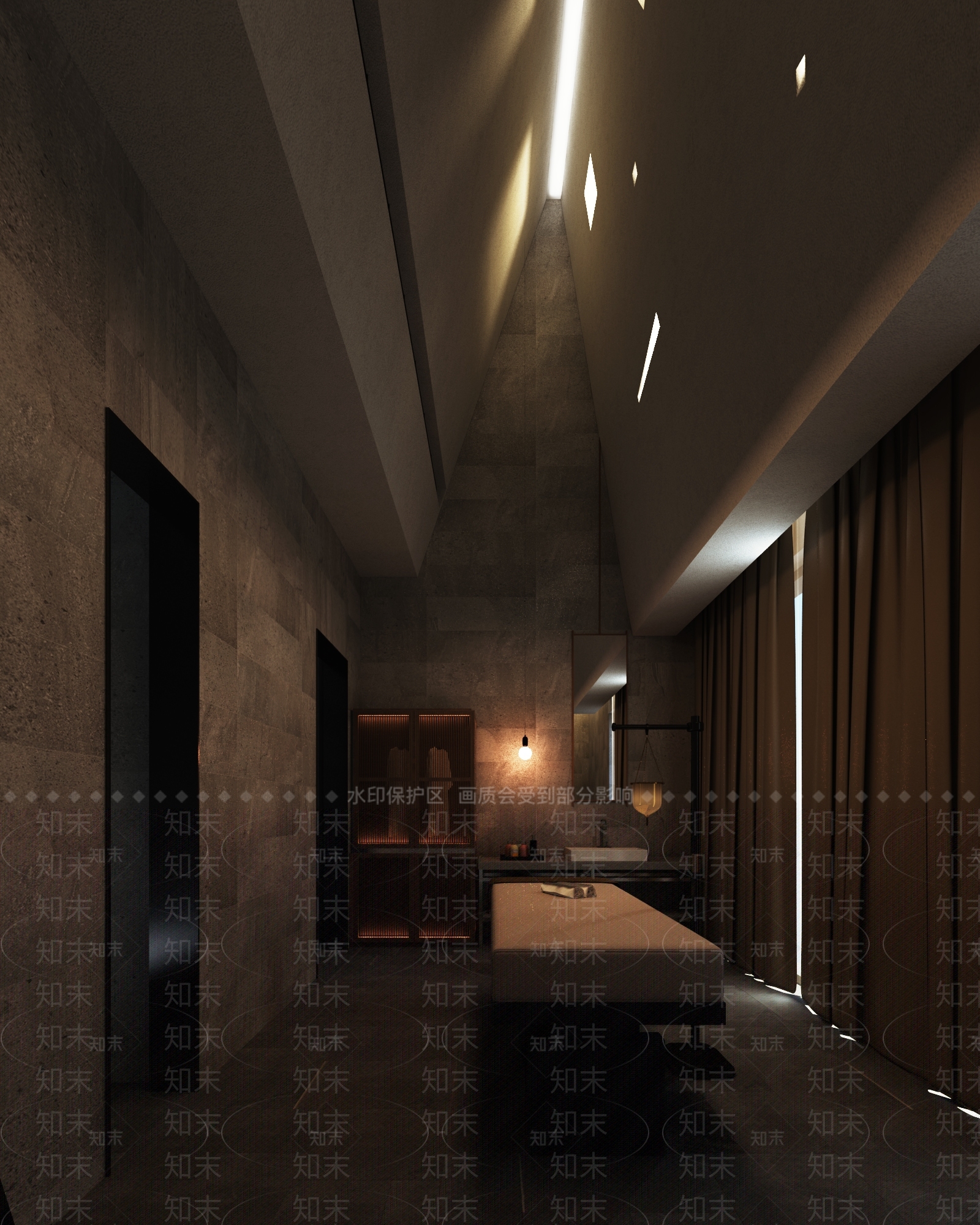 现代美容SPA包厢3D模型下载【ID:1135075823】