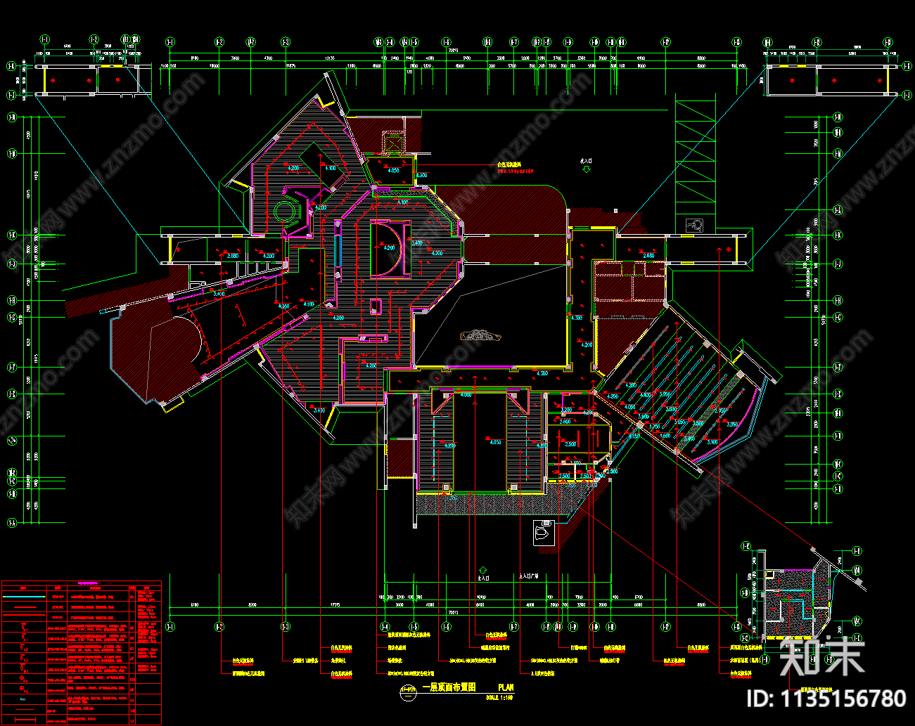 东江纵队纪念馆cad施工图下载【ID:1135156780】