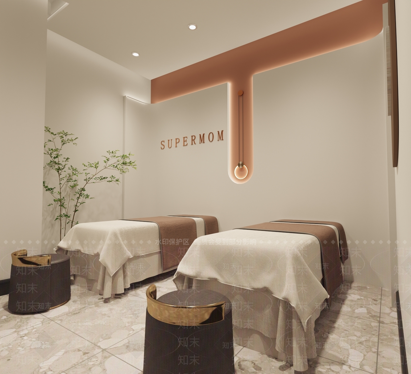 现代美容SPA店3D模型下载【ID:1135080859】