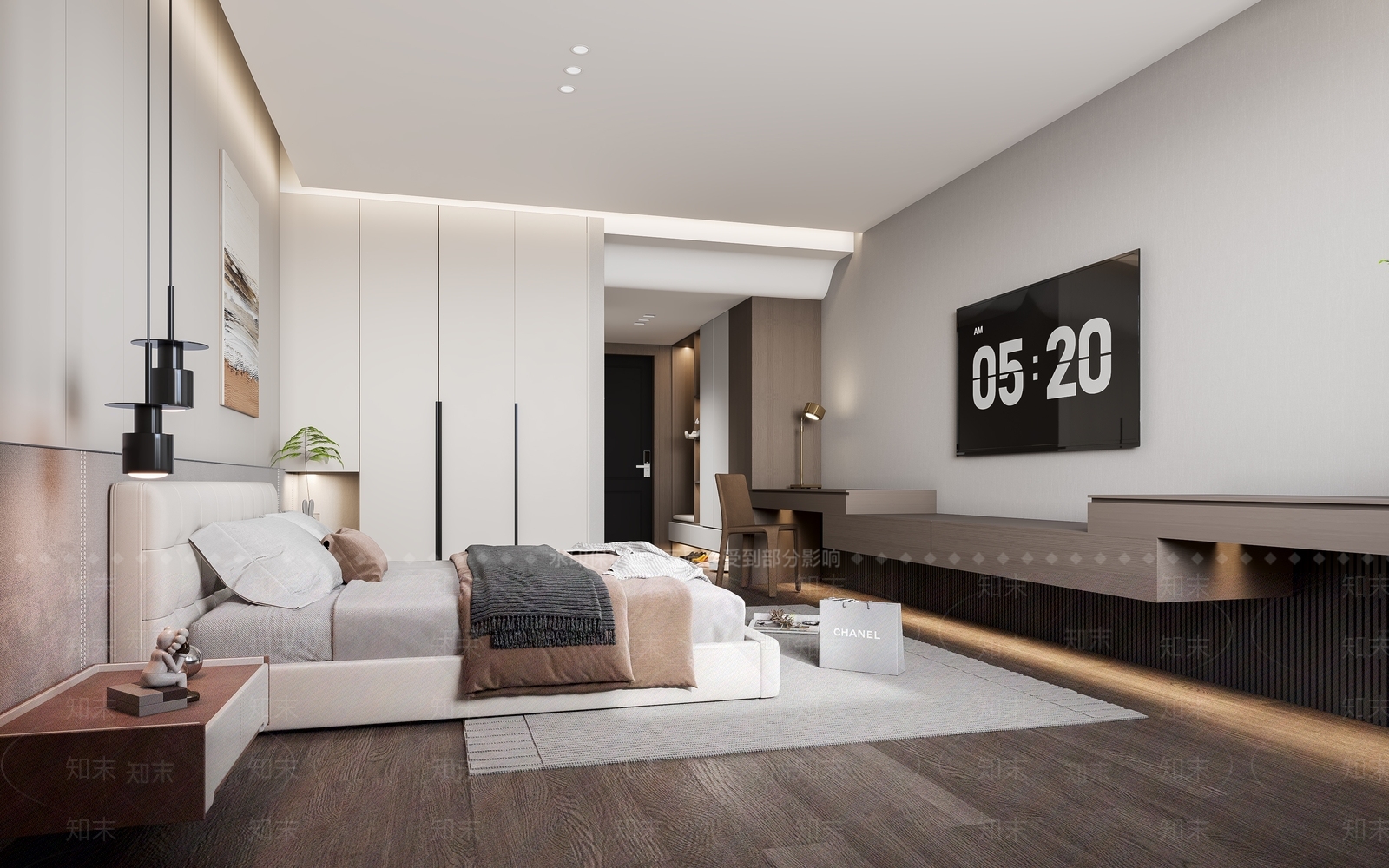 现代单身公寓3D模型下载【ID:1135081889】
