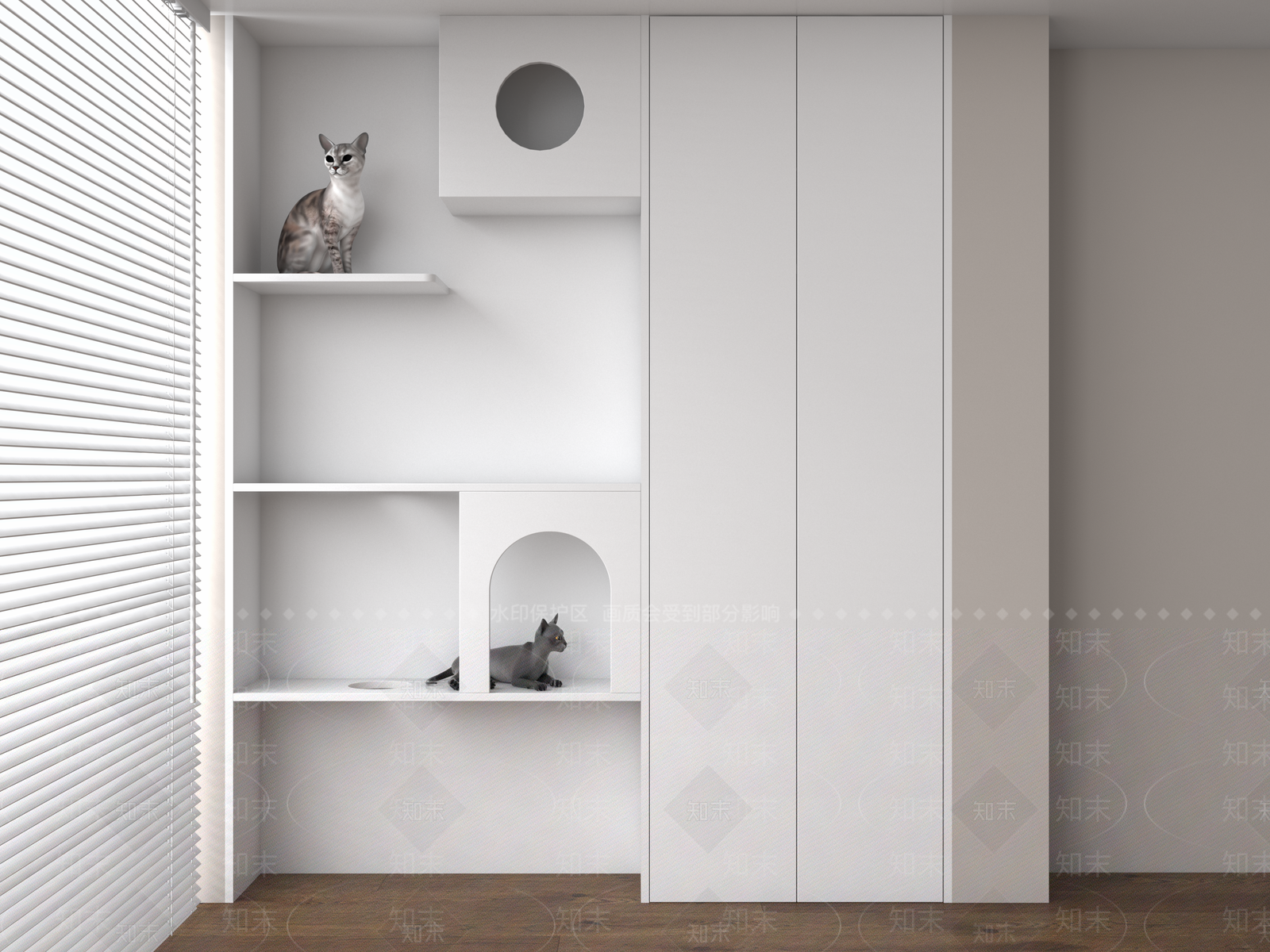 猫舍3D模型下载【ID:1135089169】