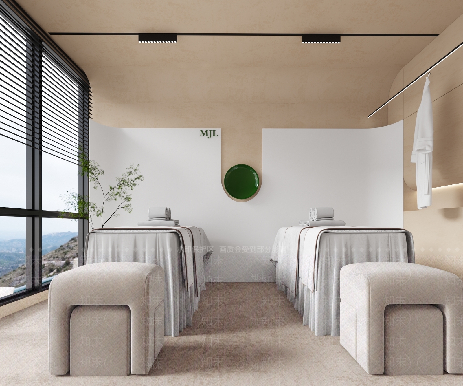 现代美容SPA店包间3D模型下载【ID:1135092060】