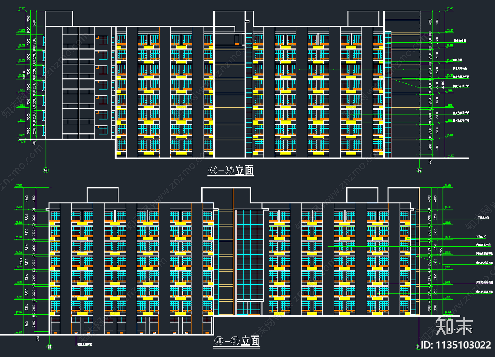 58套宿舍公寓楼建筑施工图下载【ID:1135103022】