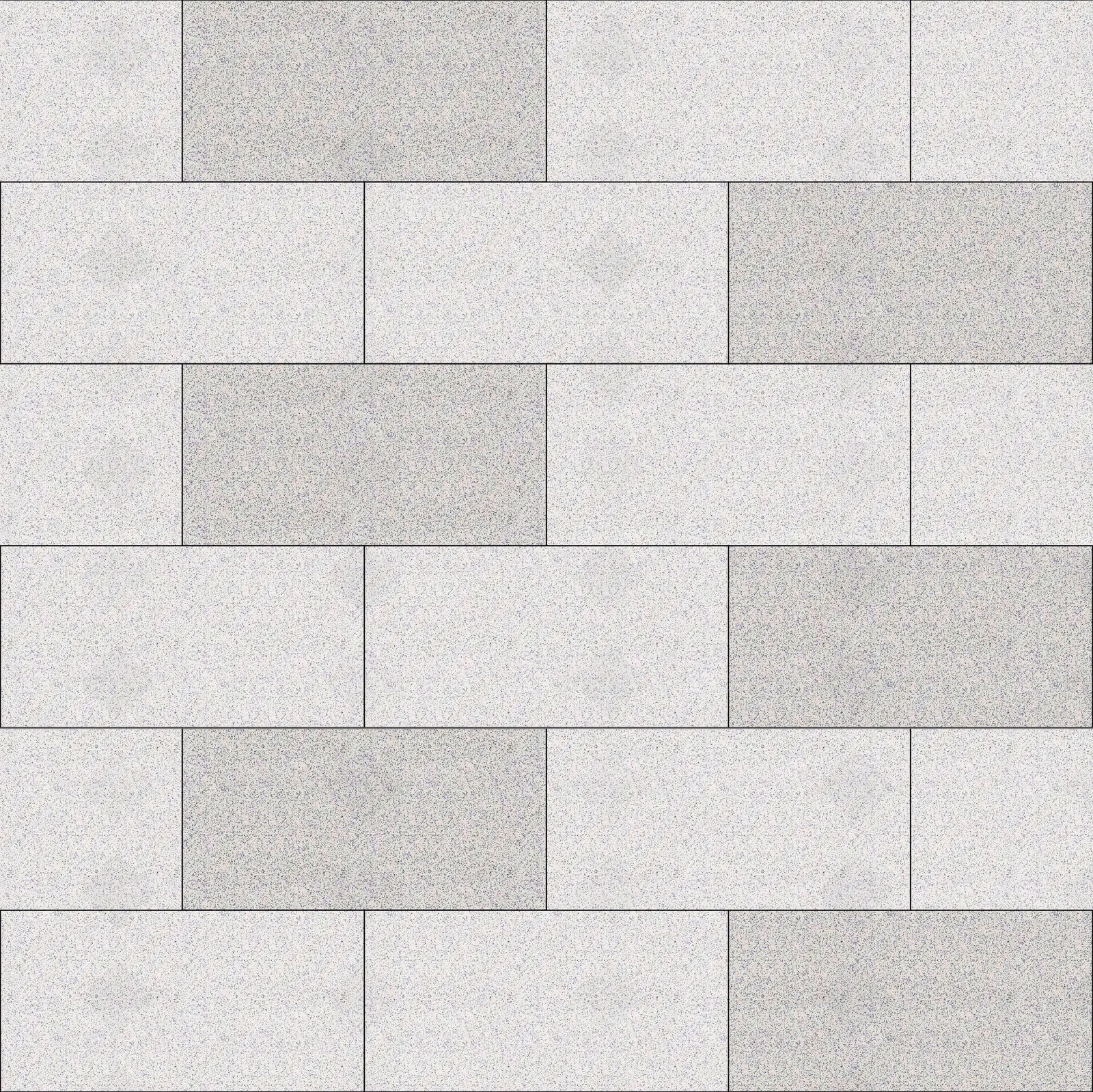 无缝花岗岩灰白跳色工字铺瓷砖贴图下载【ID:1135114688】