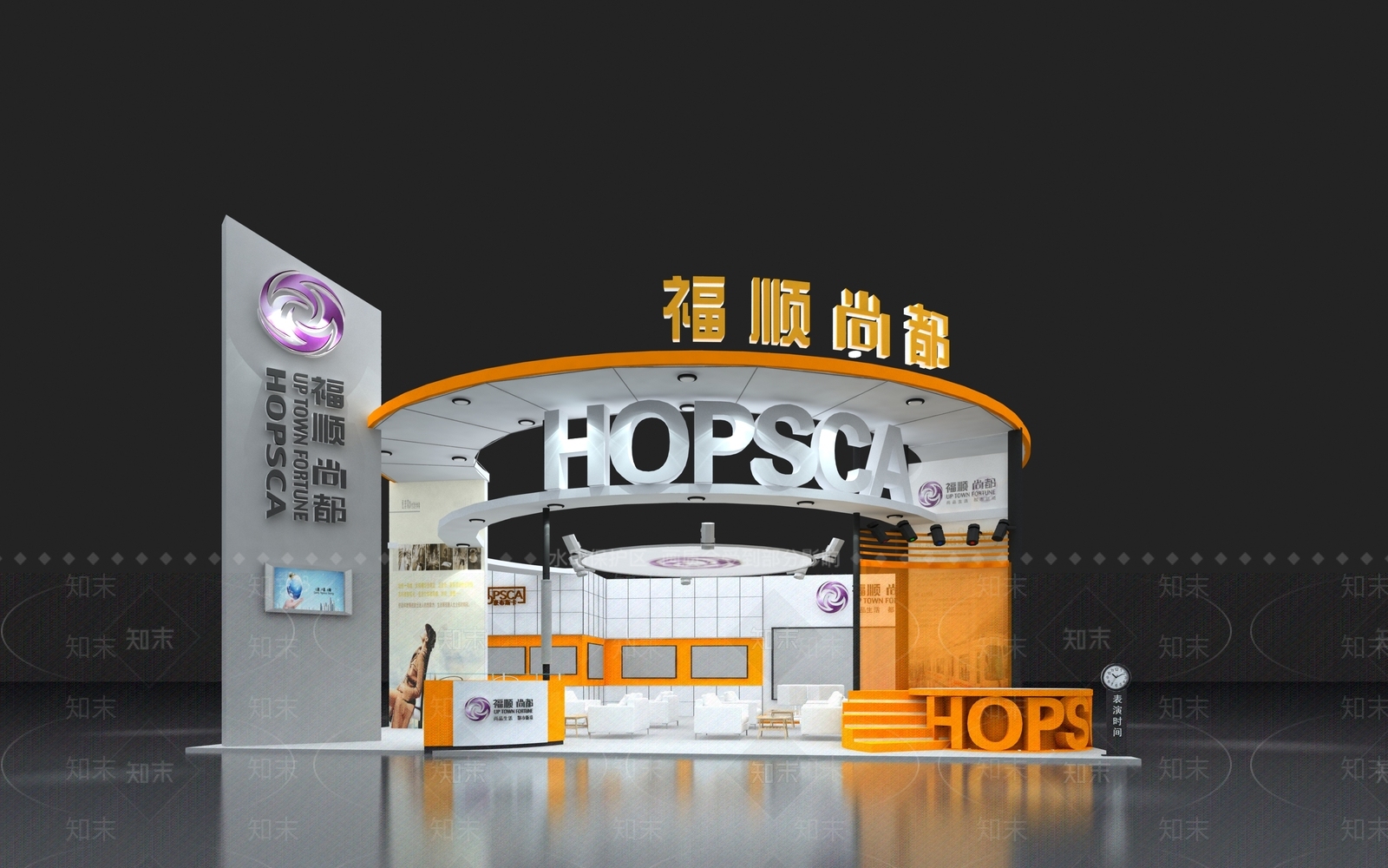 现代楼盘展厅3D模型下载【ID:1135117197】