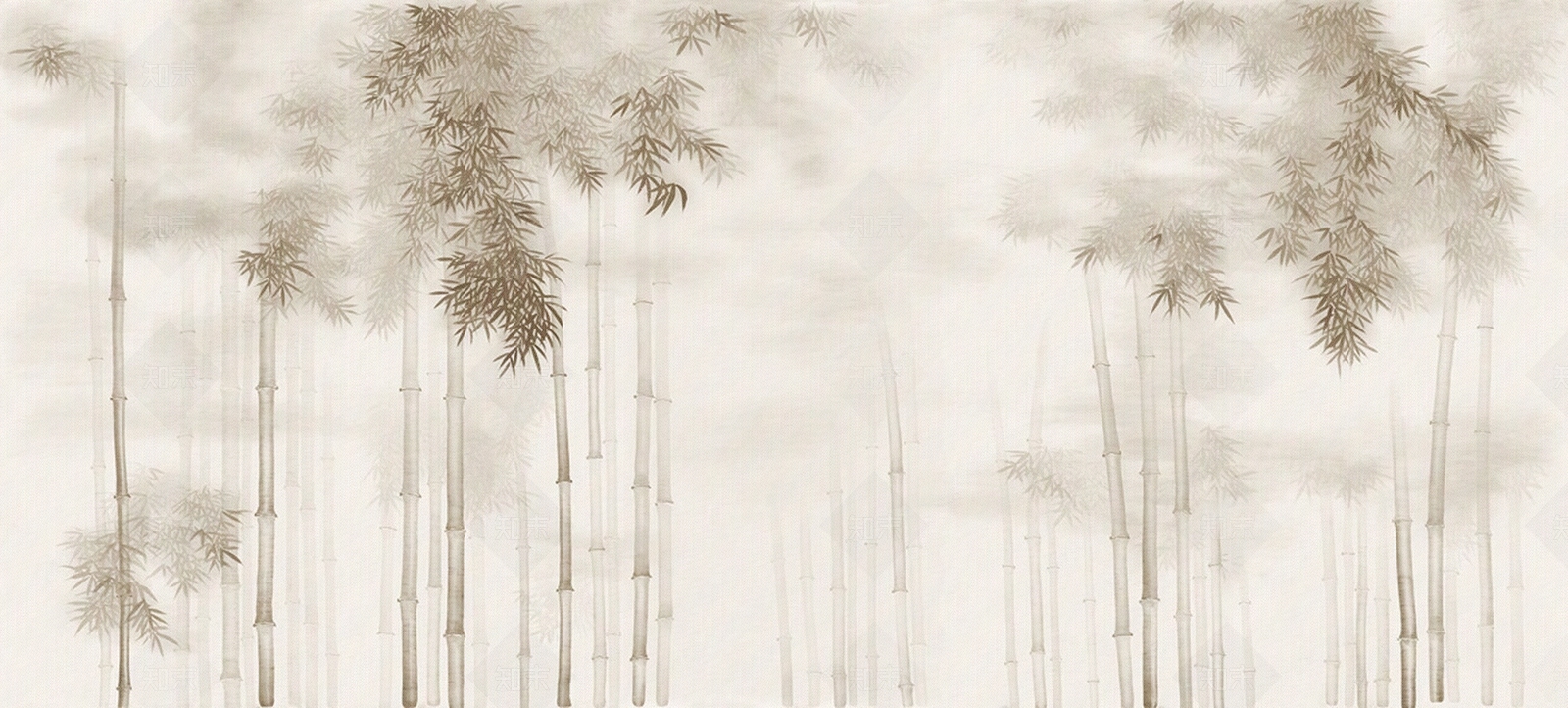 新中式竹子壁纸贴图下载【ID:1135128310】