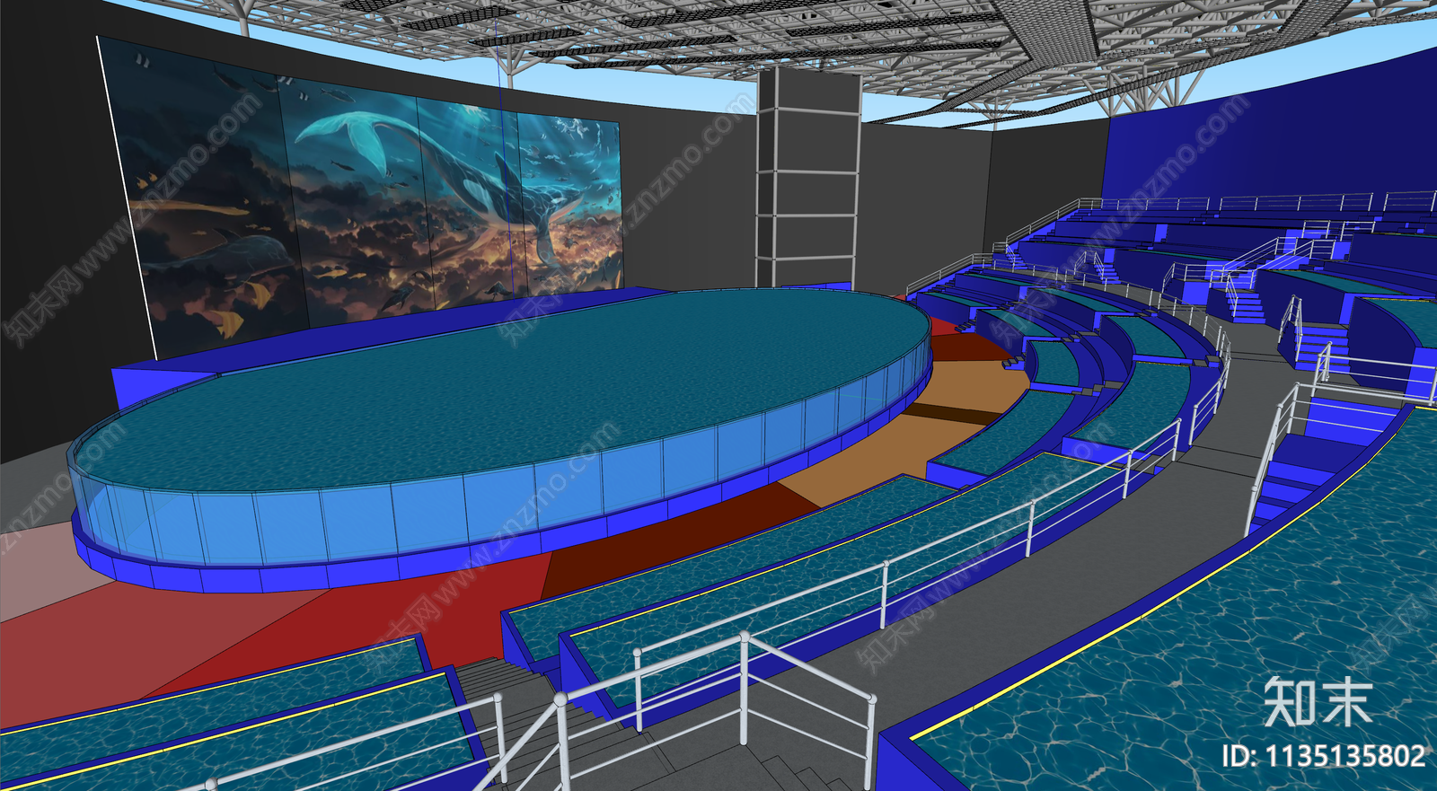 现代海洋剧场SU模型下载【ID:1135135802】