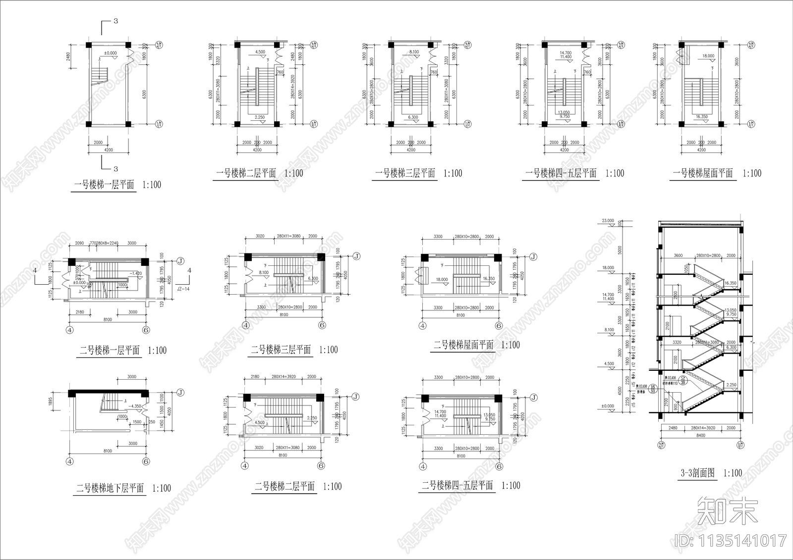 L型疗养院建筑施工图下载【ID:1135141017】