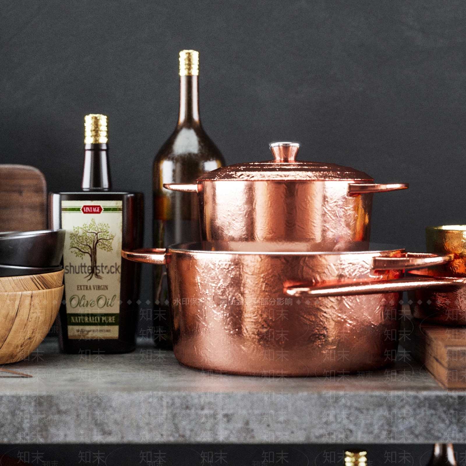 厨房用品3D模型下载【ID:1135145265】