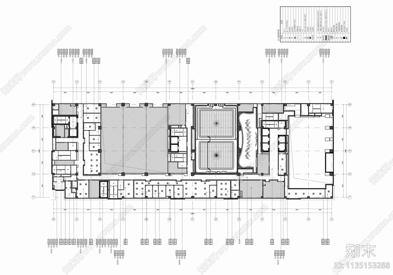 酒店后勤办公室cad施工图下载【ID:1135153288】