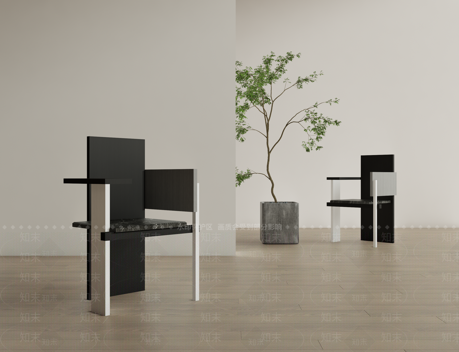 现代经典休闲椅3D模型下载【ID:1135168886】