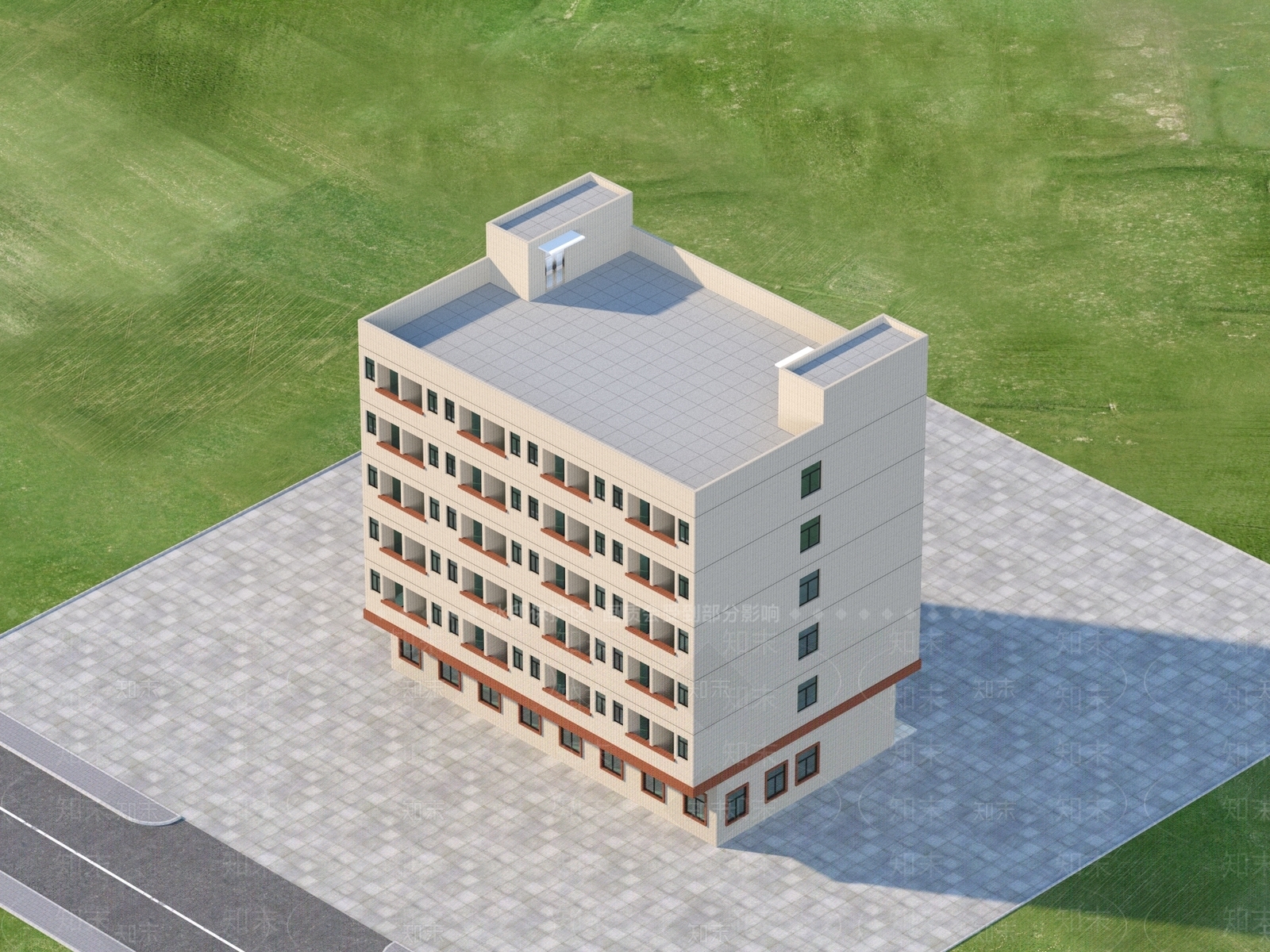 现代工业厂房3D模型下载【ID:1135176074】