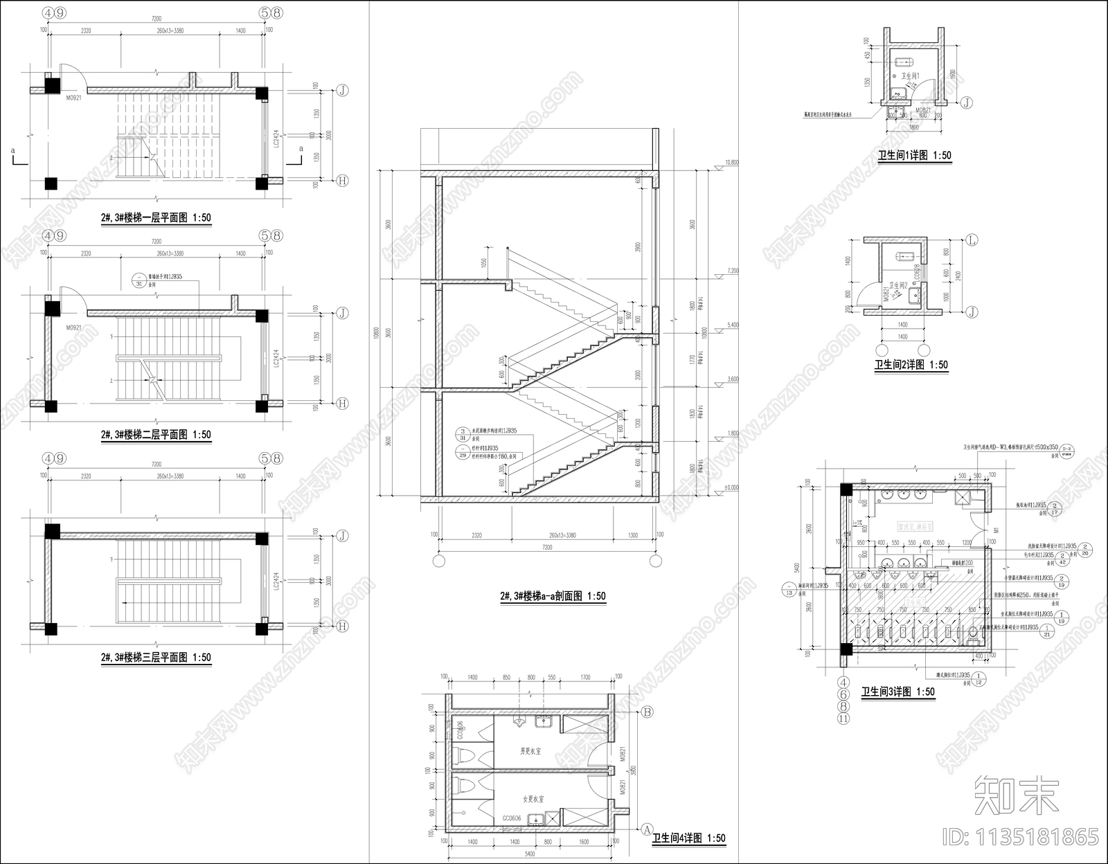 12班幼儿园cad施工图下载【ID:1135181865】