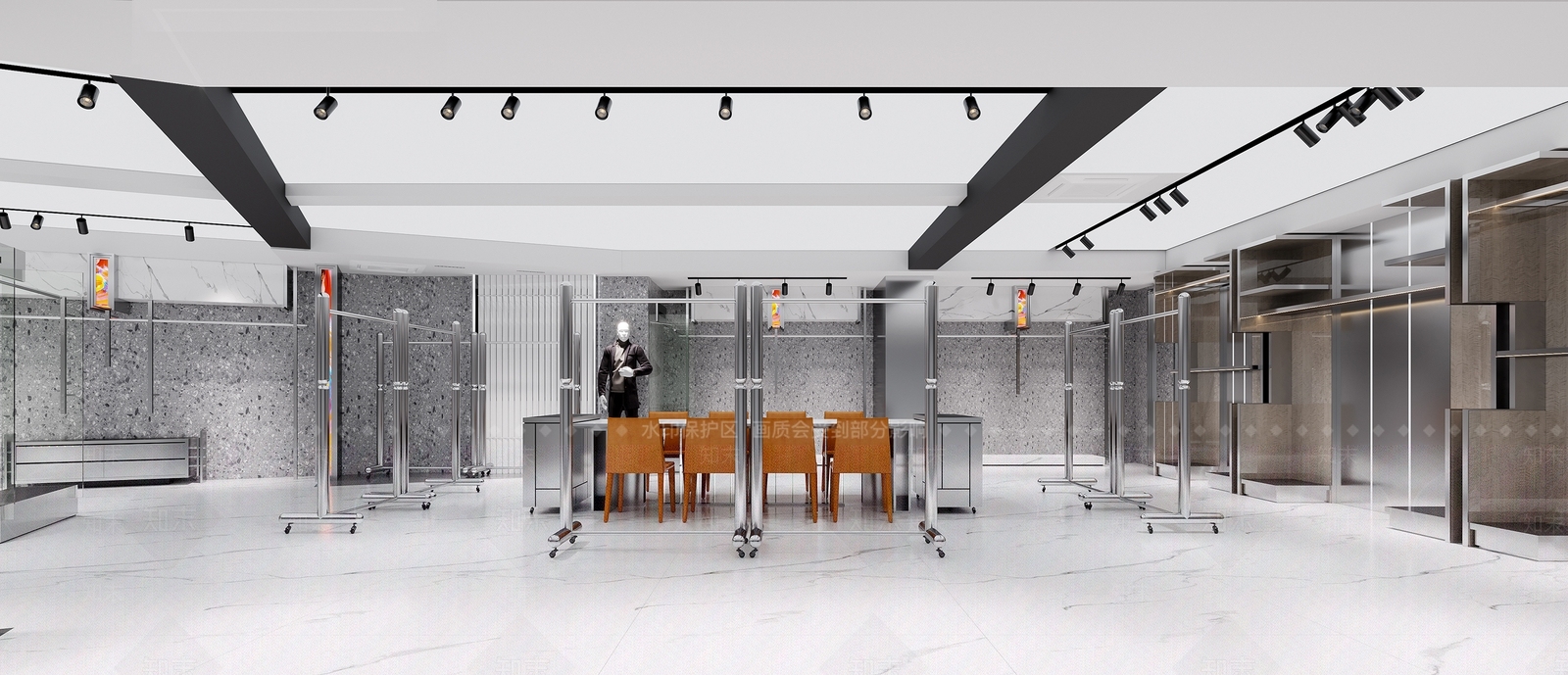 现代服装店3D模型下载【ID:1135188559】