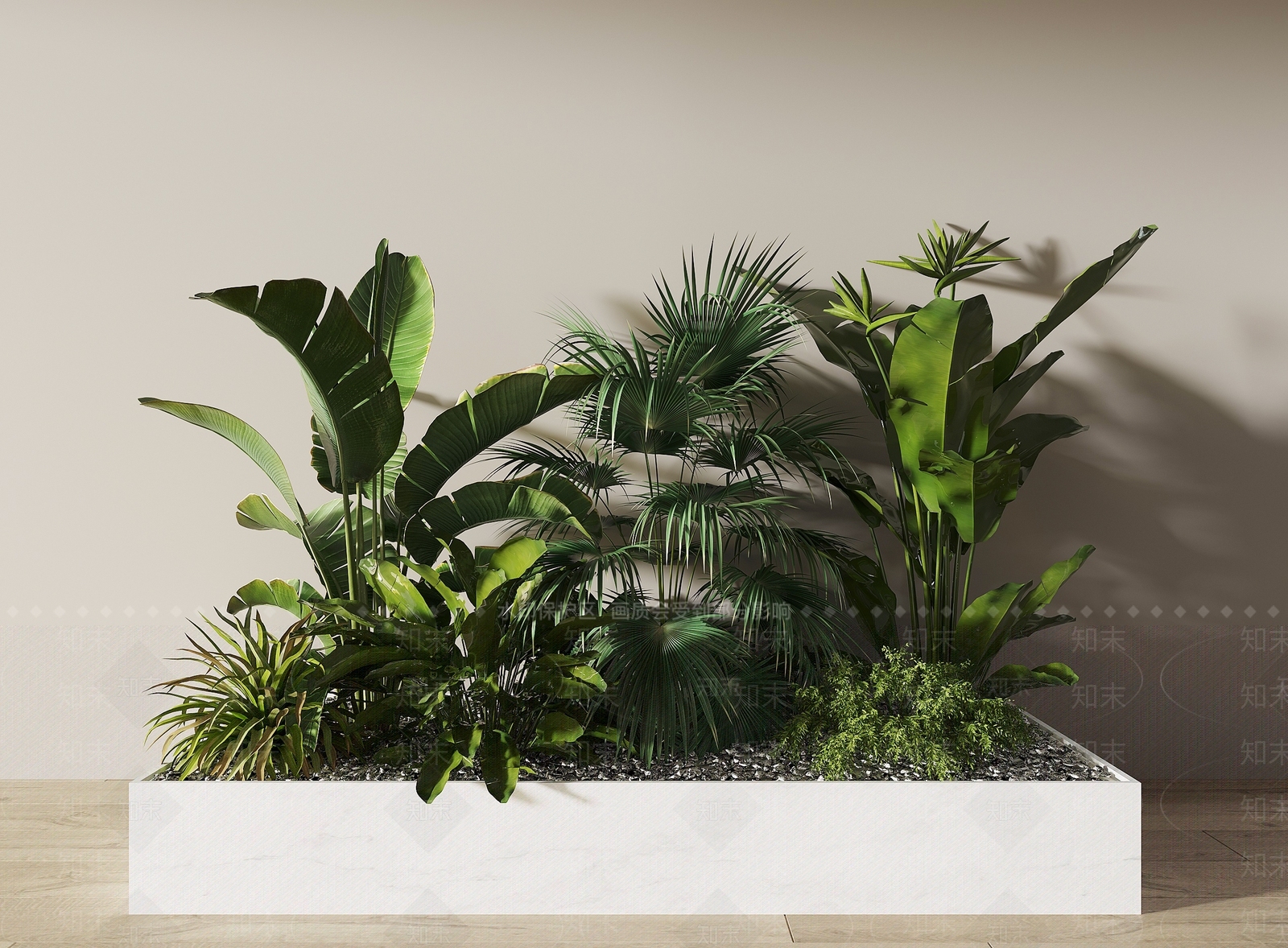 植物堆3D模型下载【ID:1135190682】
