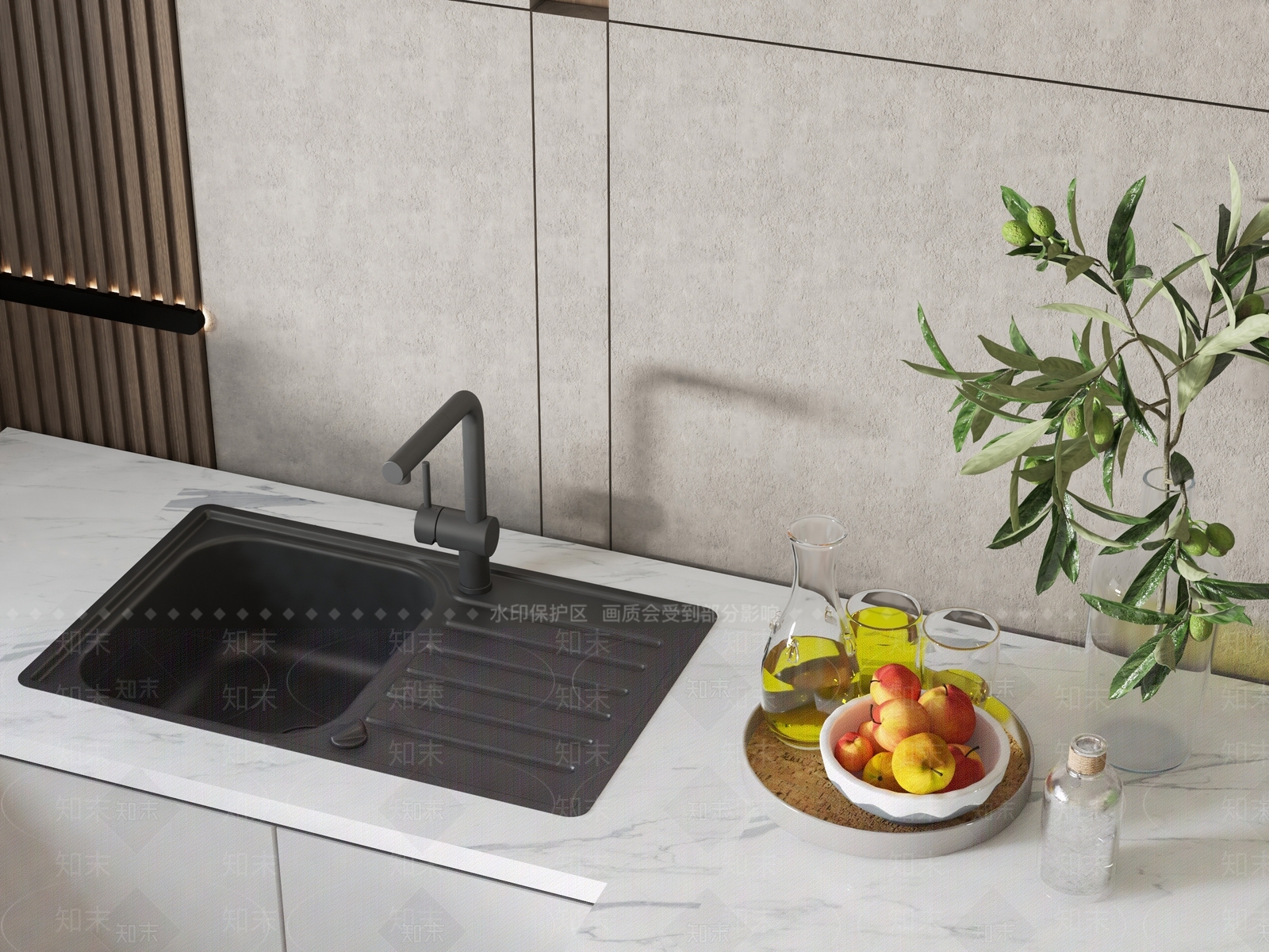 水槽3D模型下载【ID:1135199505】