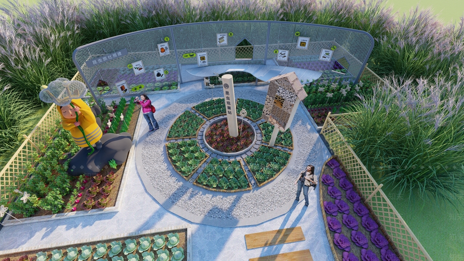 现代乡村公园SU模型下载【ID:1135200371】