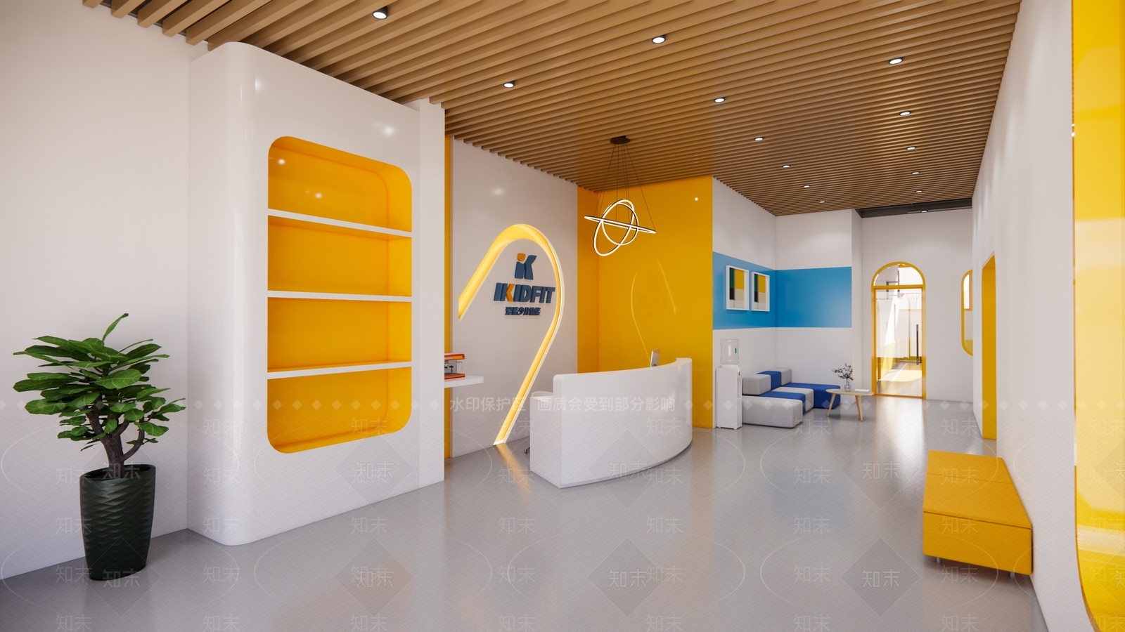 现代儿童运动馆SU模型下载【ID:1135202586】