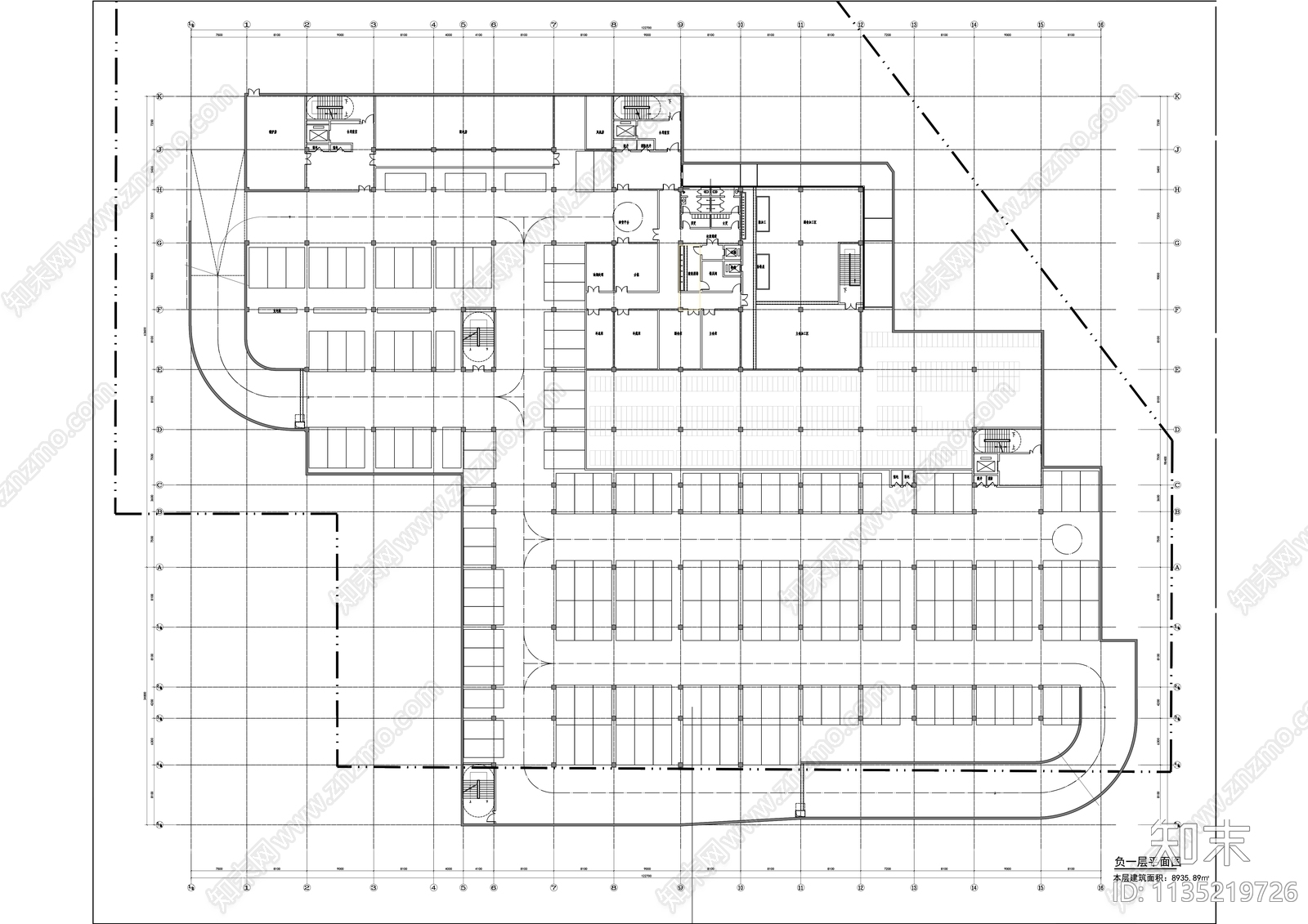 社会福利综合服务中心建筑效果图cad施工图下载【ID:1135219726】