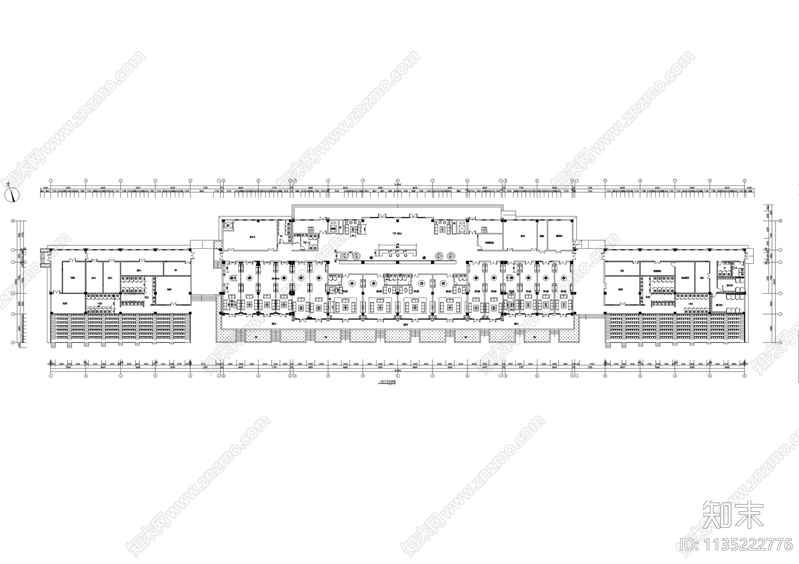 玉龙马园休闲会所效果图cad施工图下载【ID:1135222776】