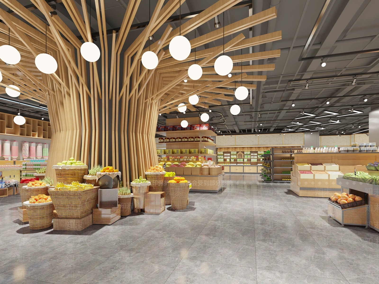现代超市3D模型下载【ID:1135227556】