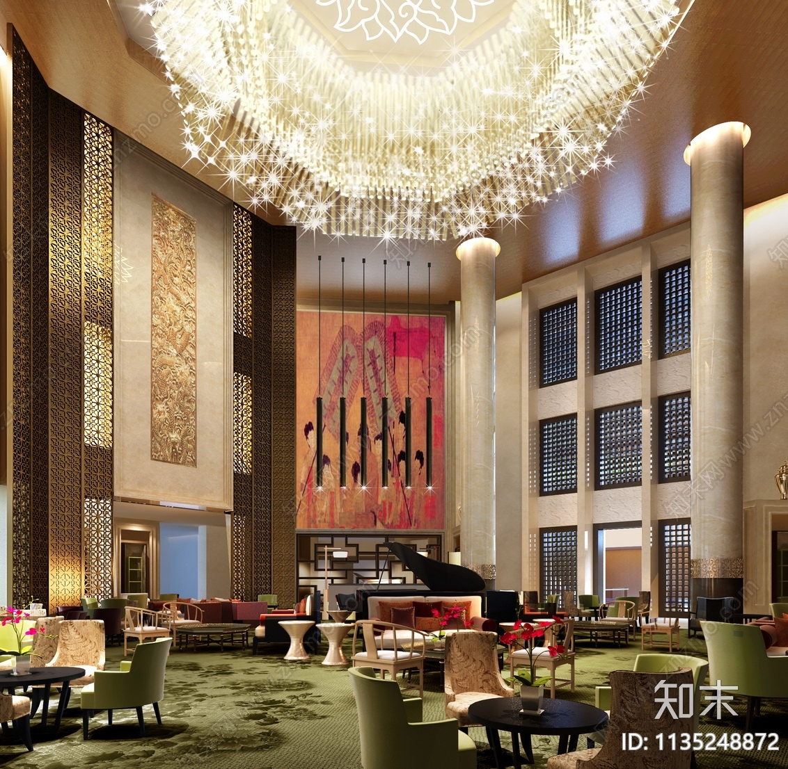 大唐西市G5酒店设计效果图施工图下载【ID:1135248872】