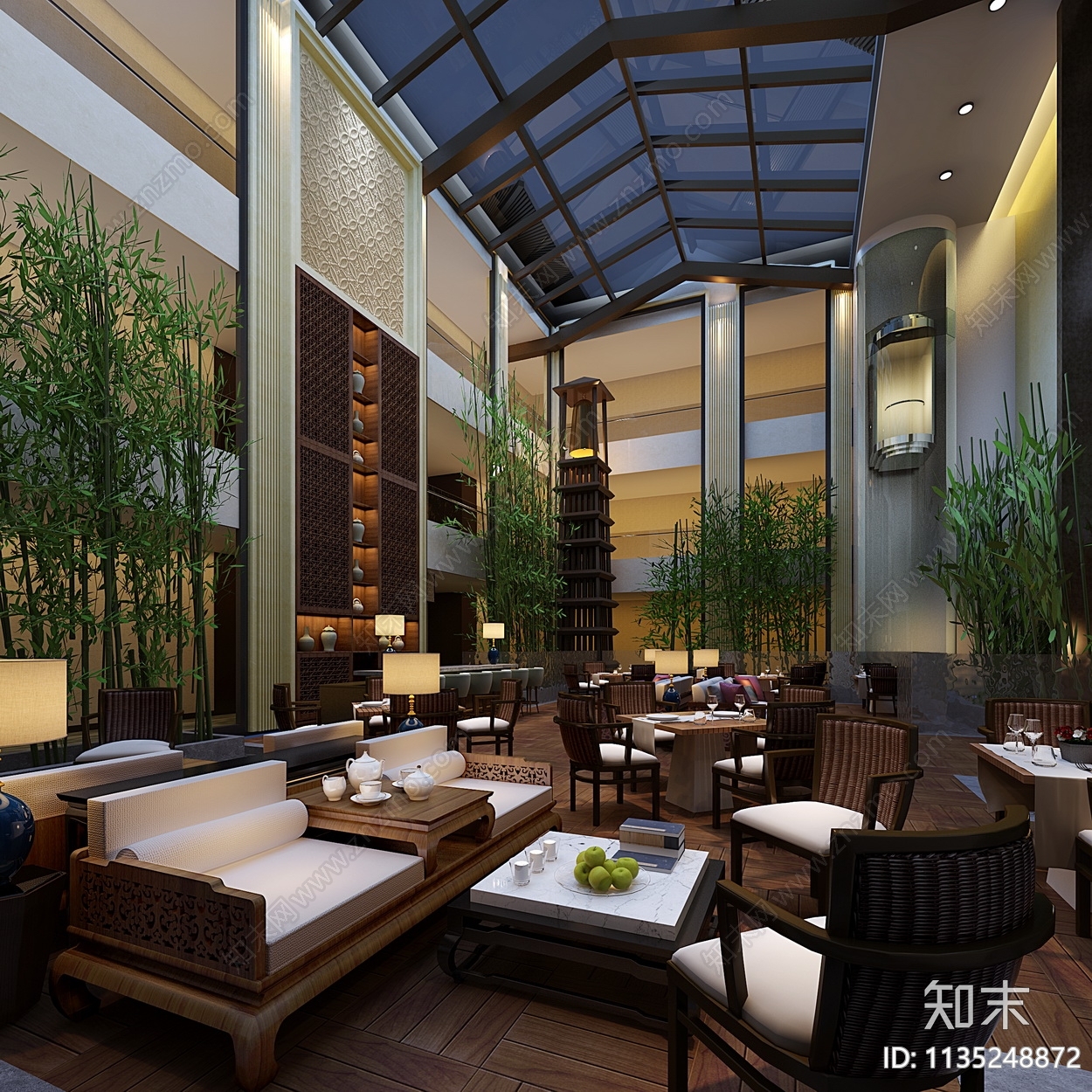大唐西市G5酒店设计效果图cad施工图下载【ID:1135248872】