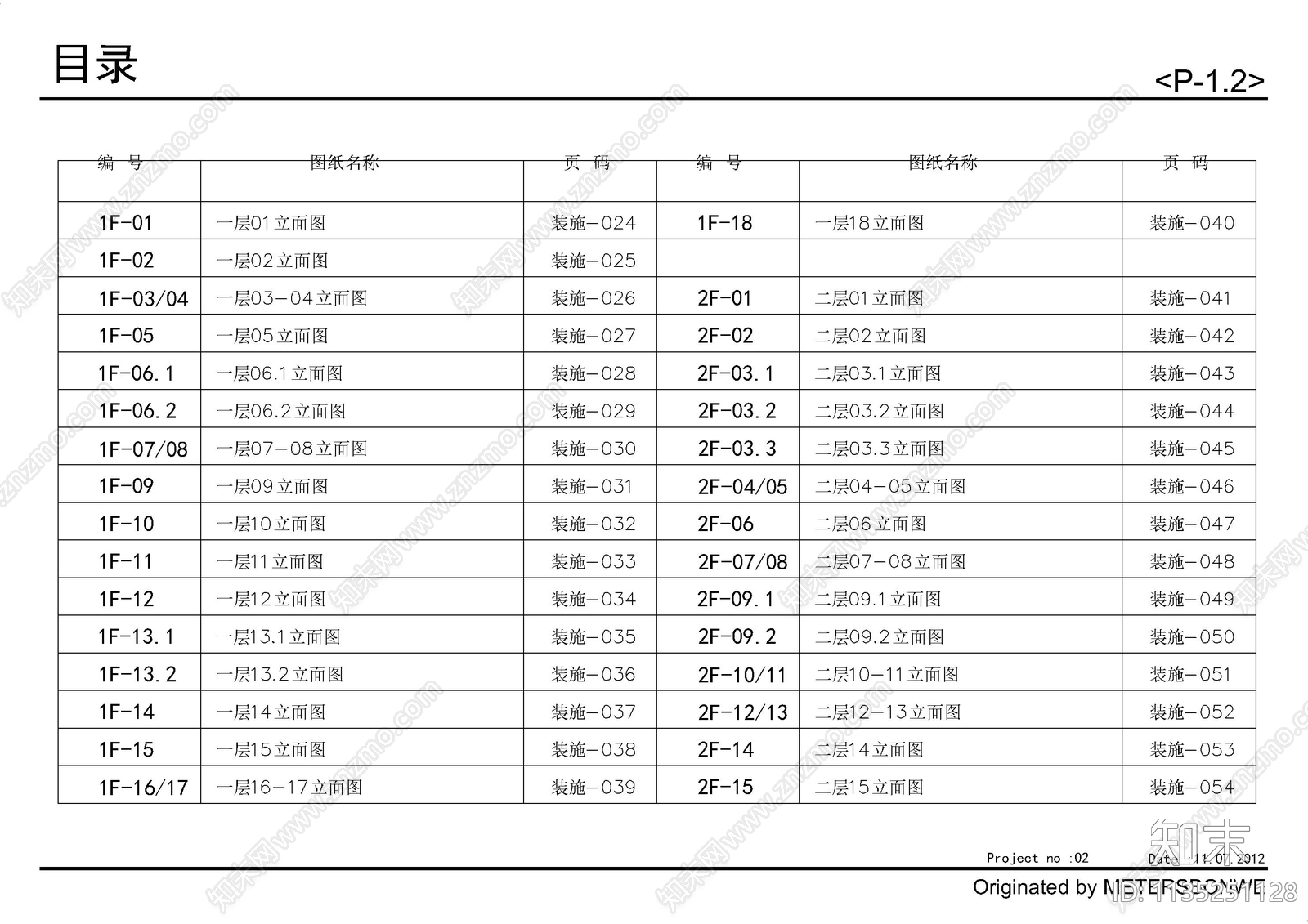 服装店封面目录cad施工图下载【ID:1135251128】