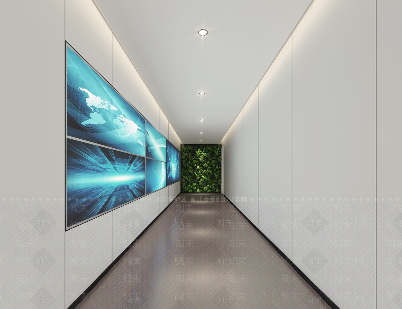 现代实验室大厅3D模型下载【ID:1135264667】