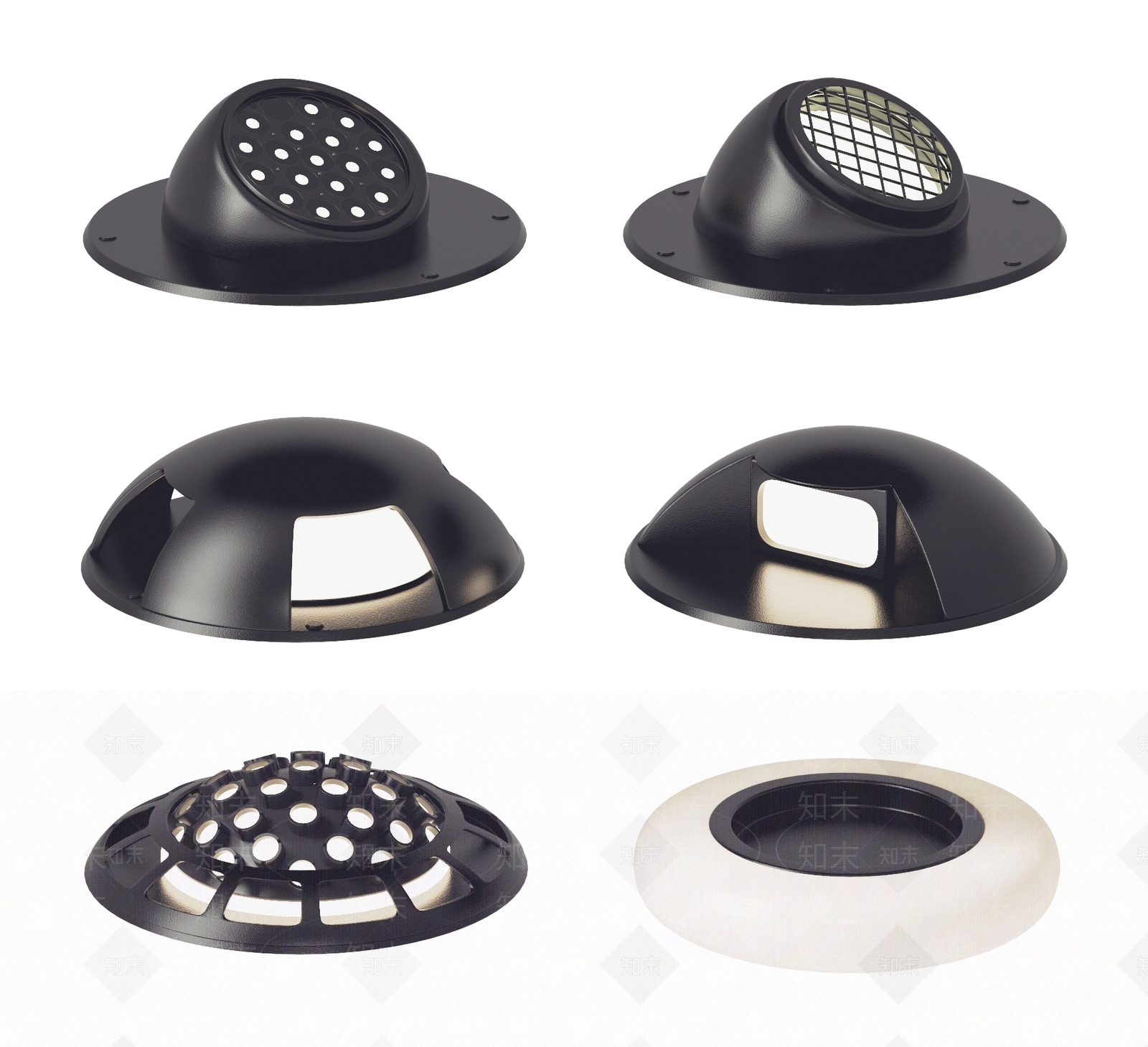 现代庭院草坪地灯SU模型下载【ID:1135275863】