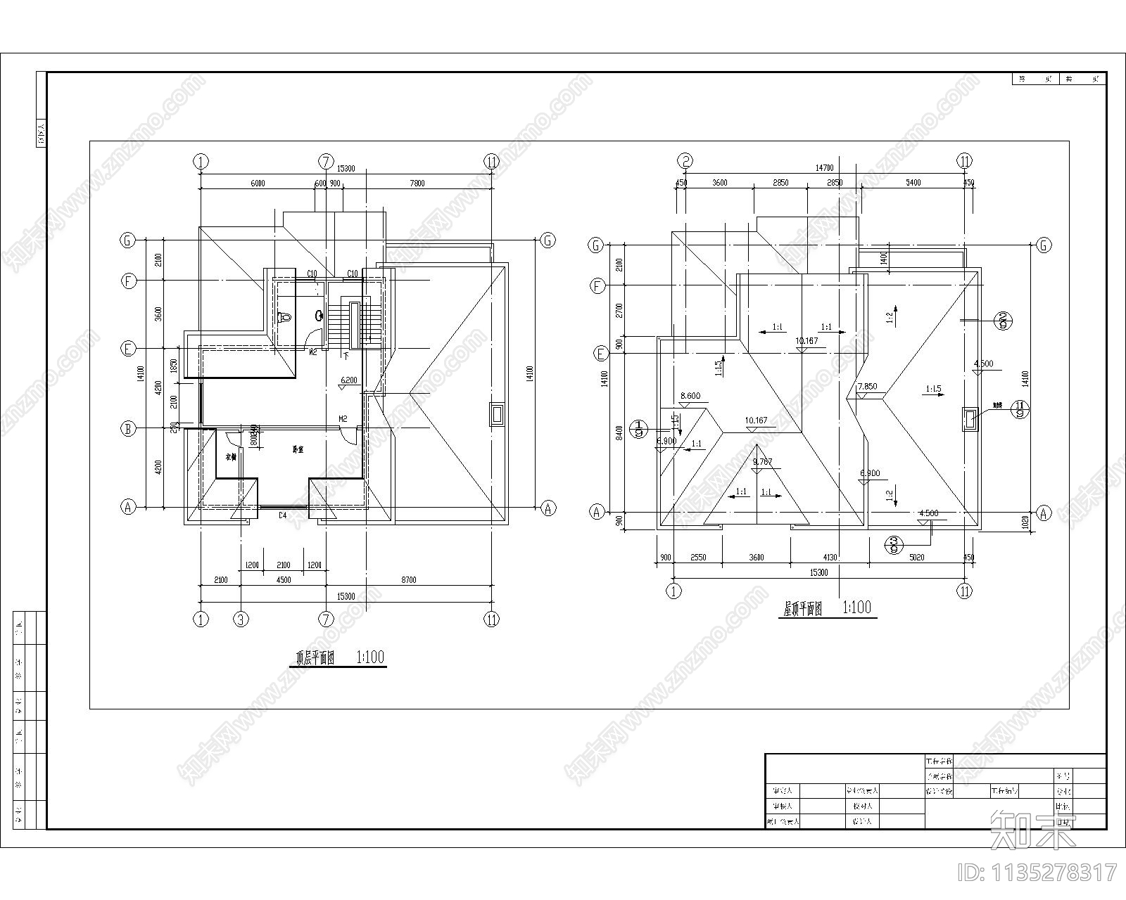 法式餐厅建筑设计图cad施工图下载【ID:1135278317】