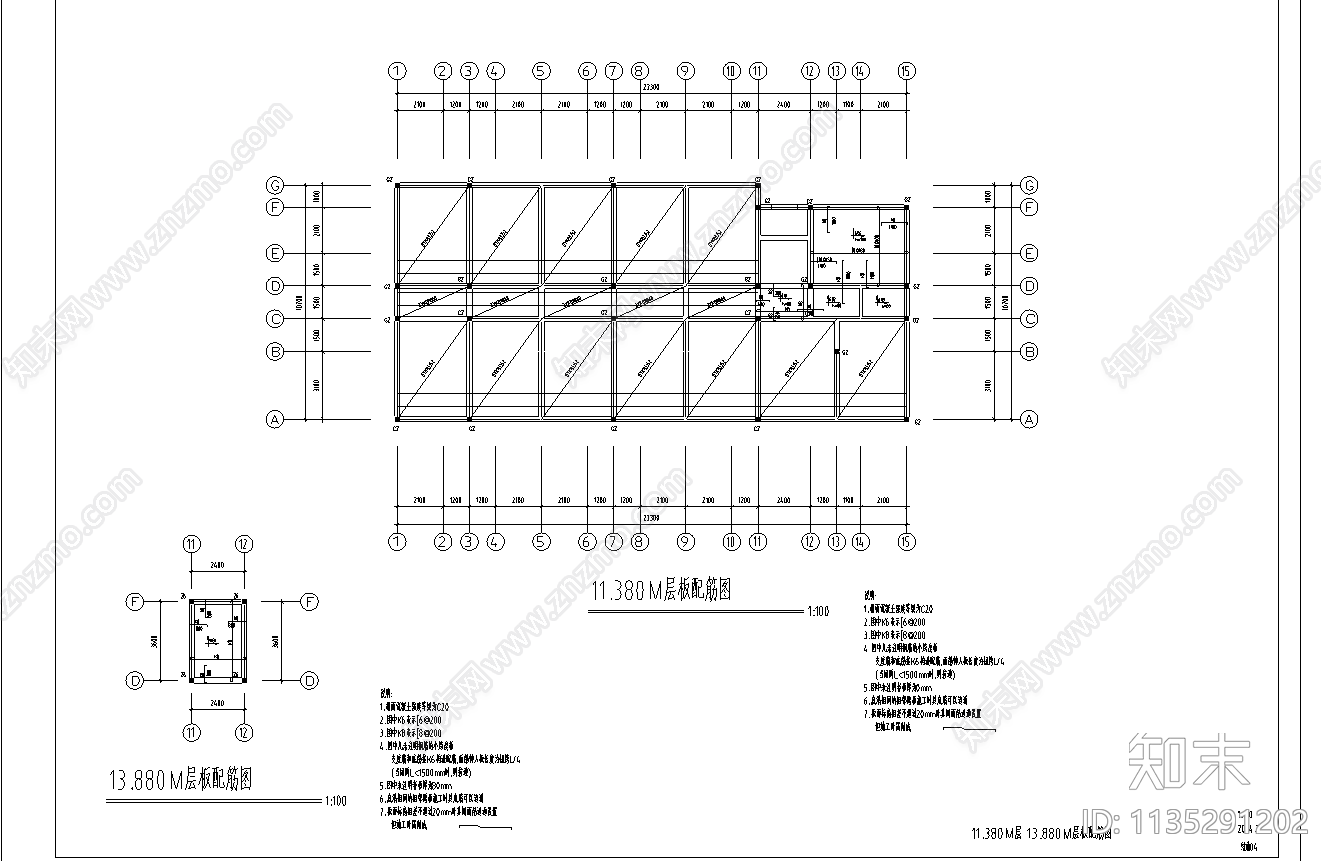 青年单身公寓建筑cad施工图下载【ID:1135291202】