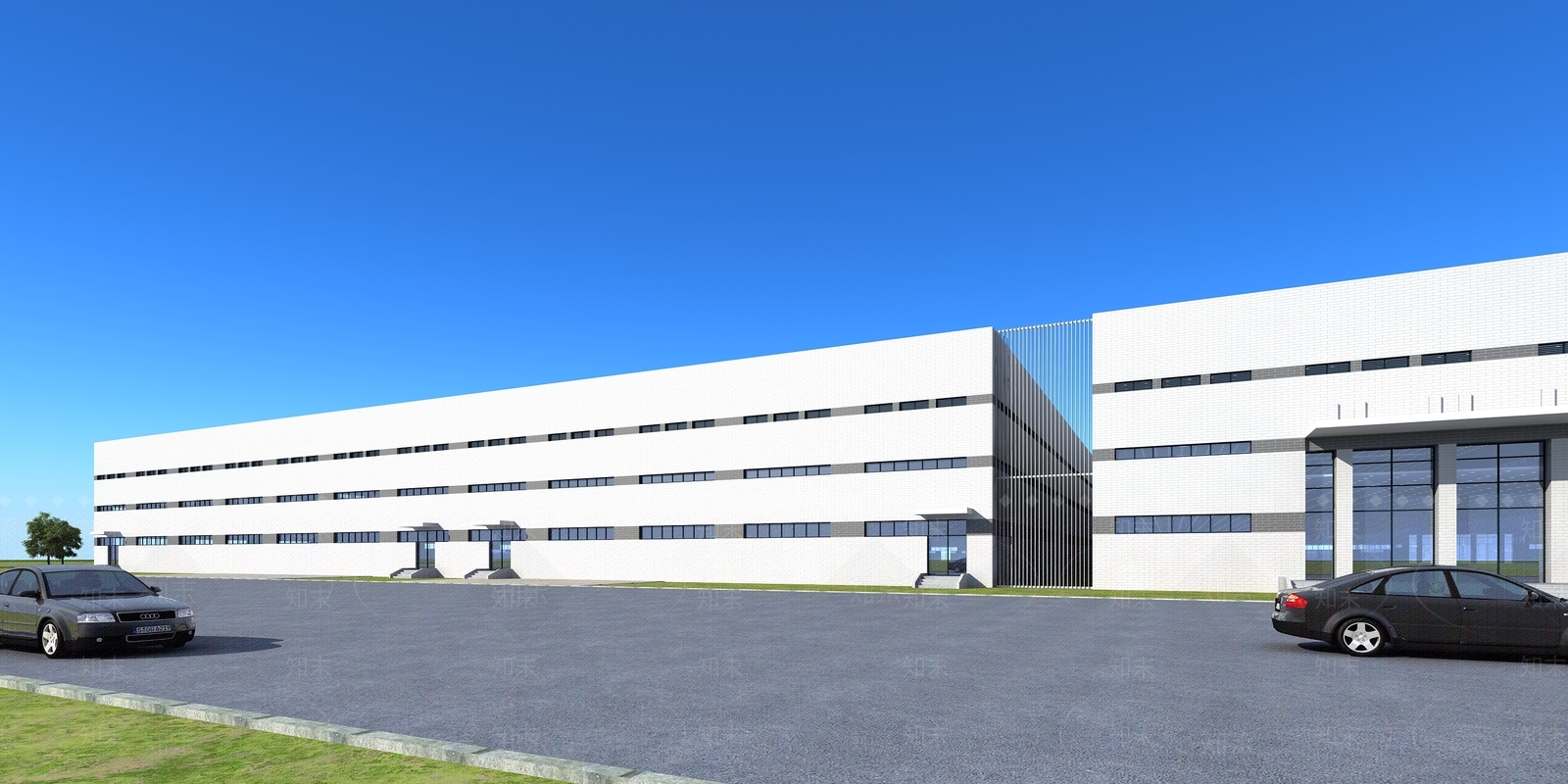 现代厂房3D模型下载【ID:1135306258】