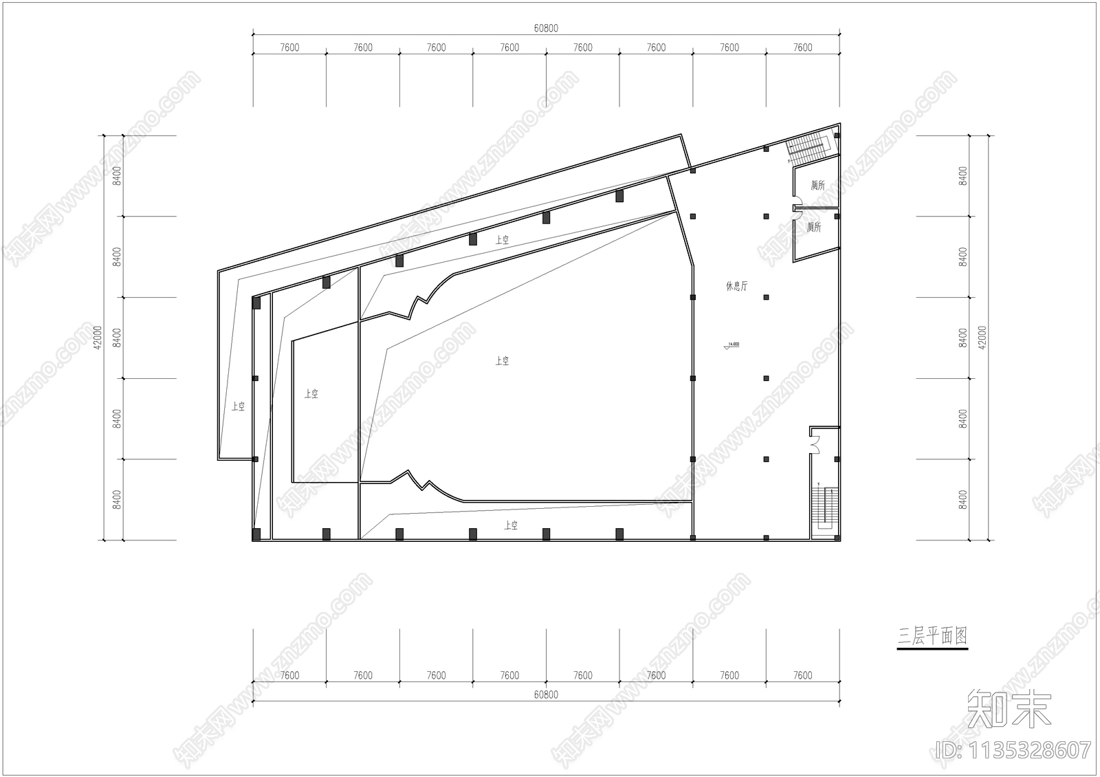 影剧院演艺中心建筑施工图下载【ID:1135328607】