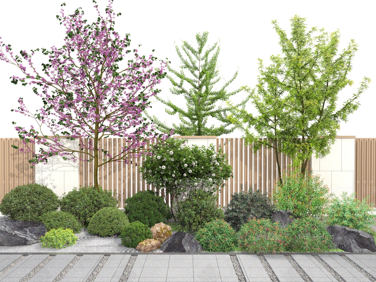 花坛3D模型下载【ID:1135344396】