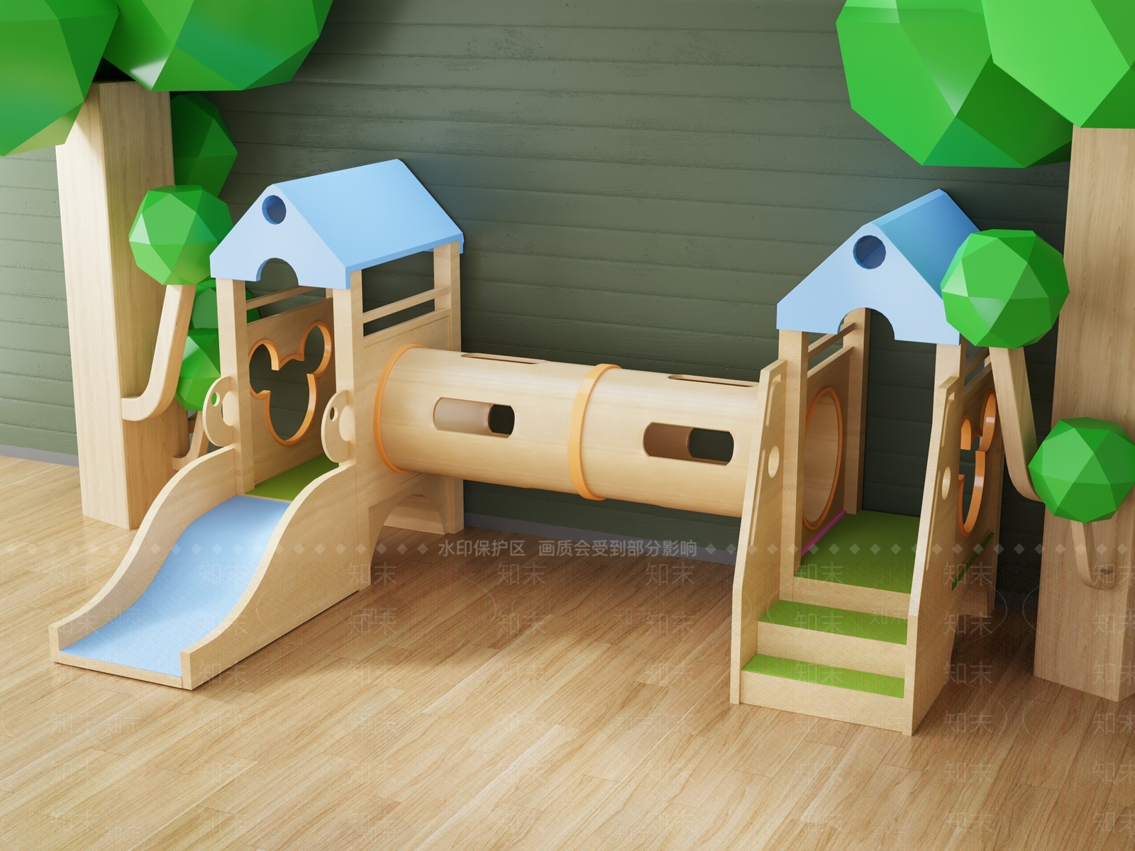 儿童器材3D模型下载【ID:1135347861】