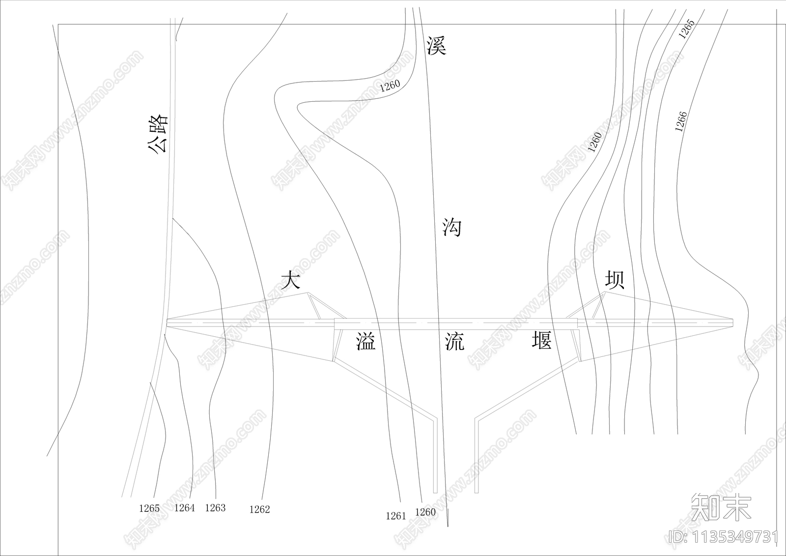 某混合坝全套设计cad施工图下载【ID:1135349731】