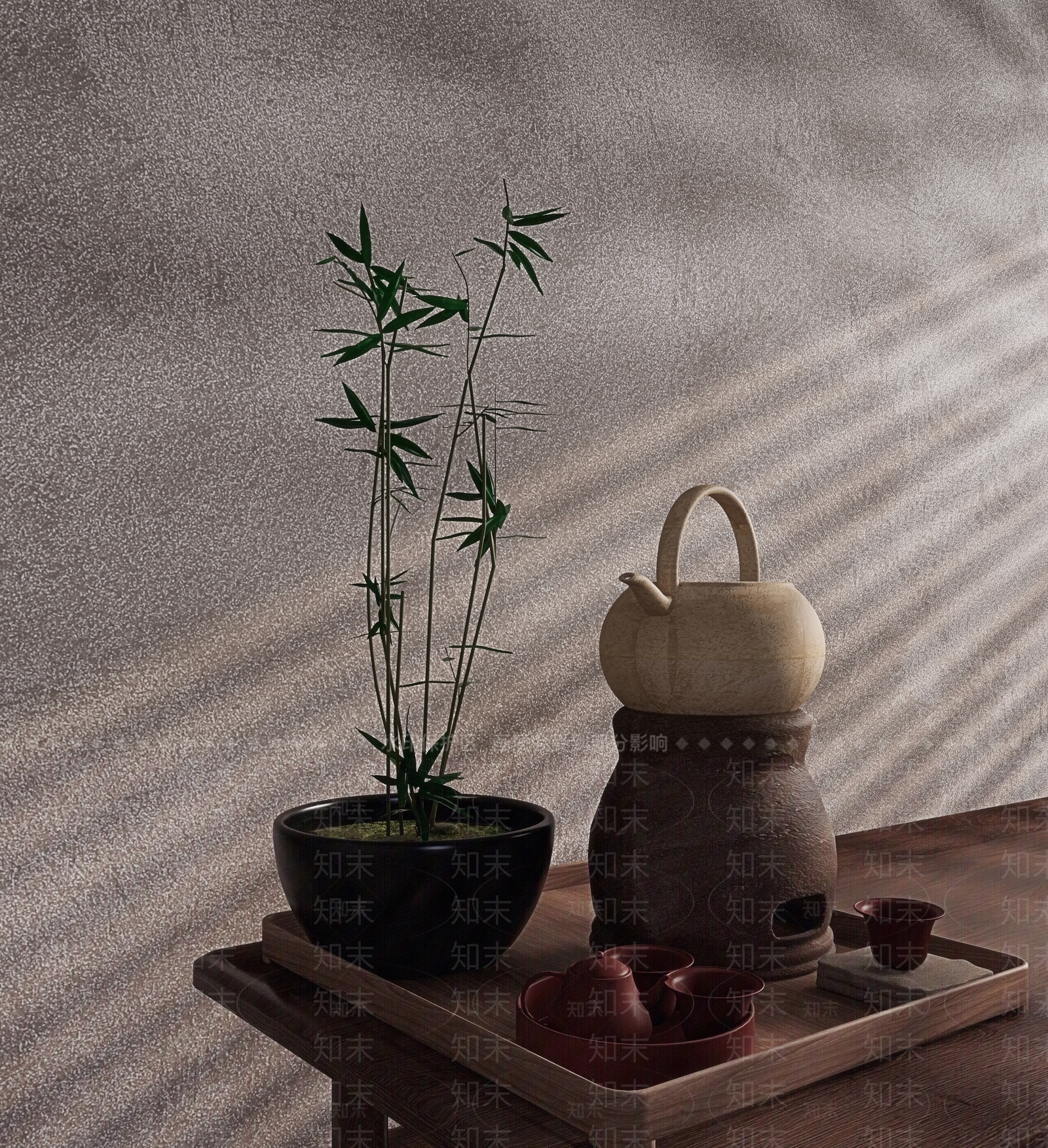 茶具SU模型下载【ID:1135363619】