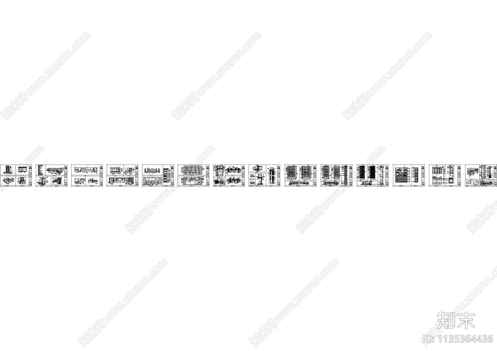 四川建筑工程公司办公室cad施工图下载【ID:1135364436】