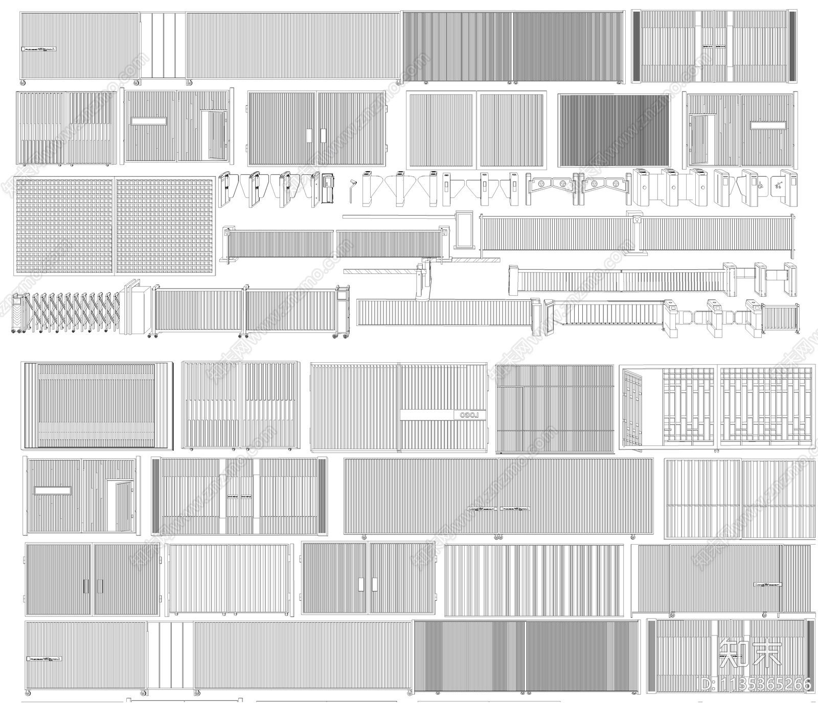 现代消防常闭门施工图下载【ID:1135365266】