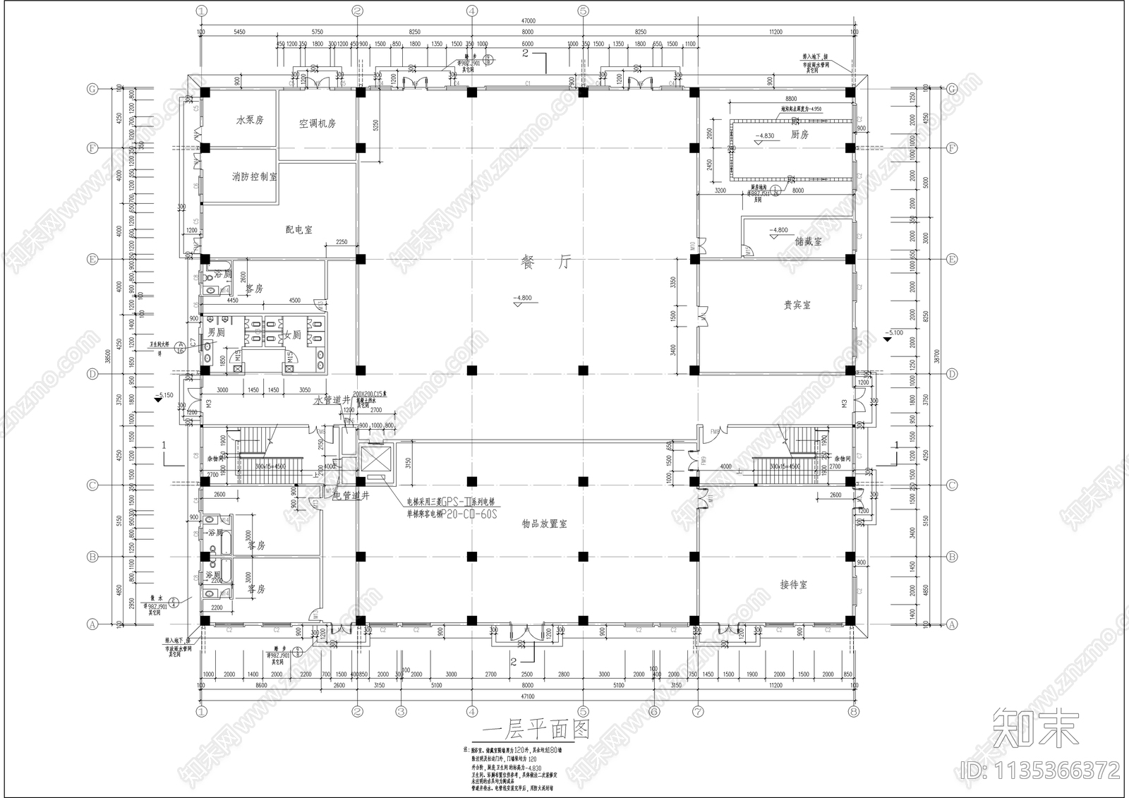 静音寺古建筑详图cad施工图下载【ID:1135366372】