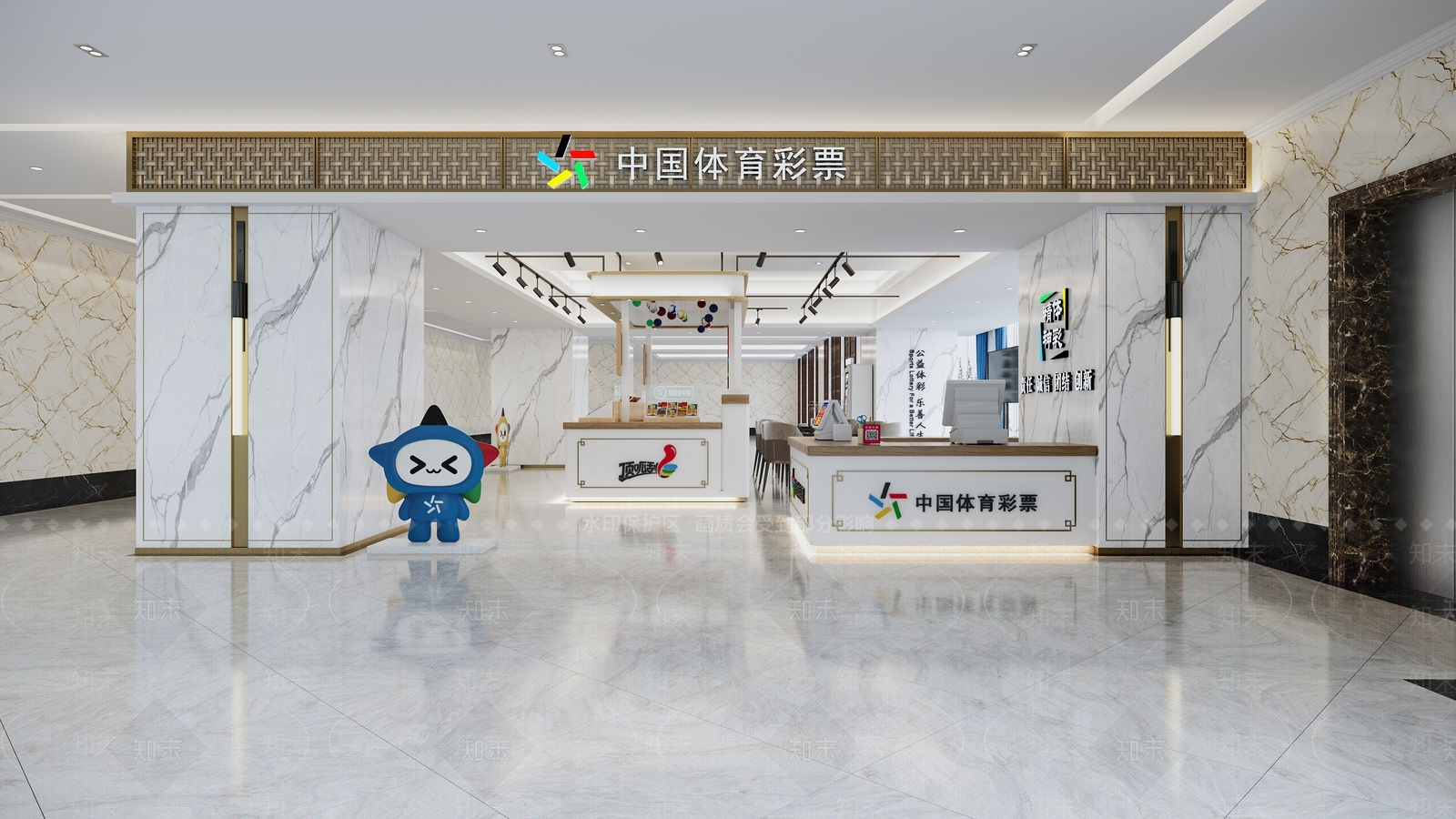 现代中国体育彩票3D模型下载【ID:1135373801】