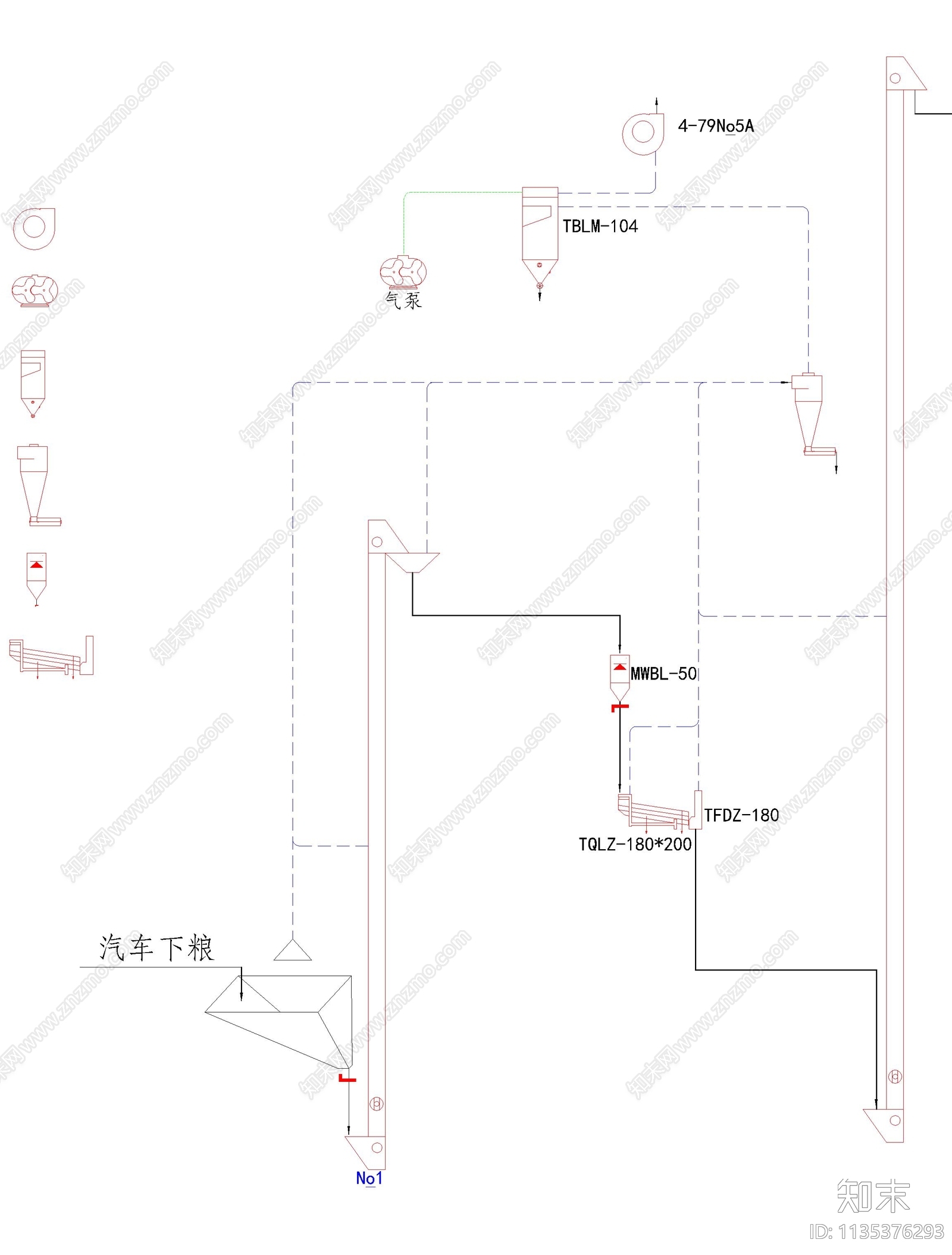 食品工艺流程图cad施工图下载【ID:1135376293】