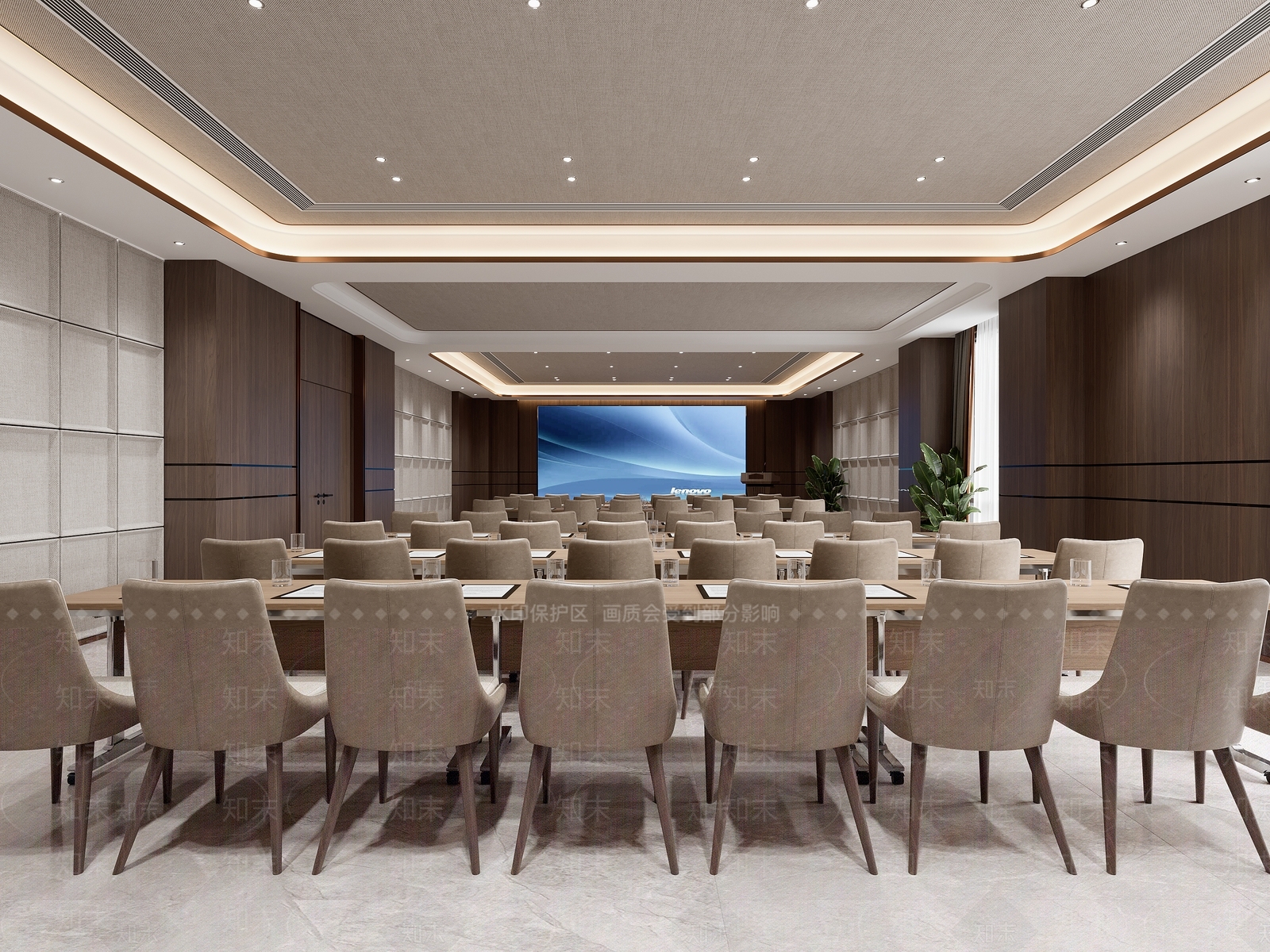 现代报告厅3D模型下载【ID:1135412782】