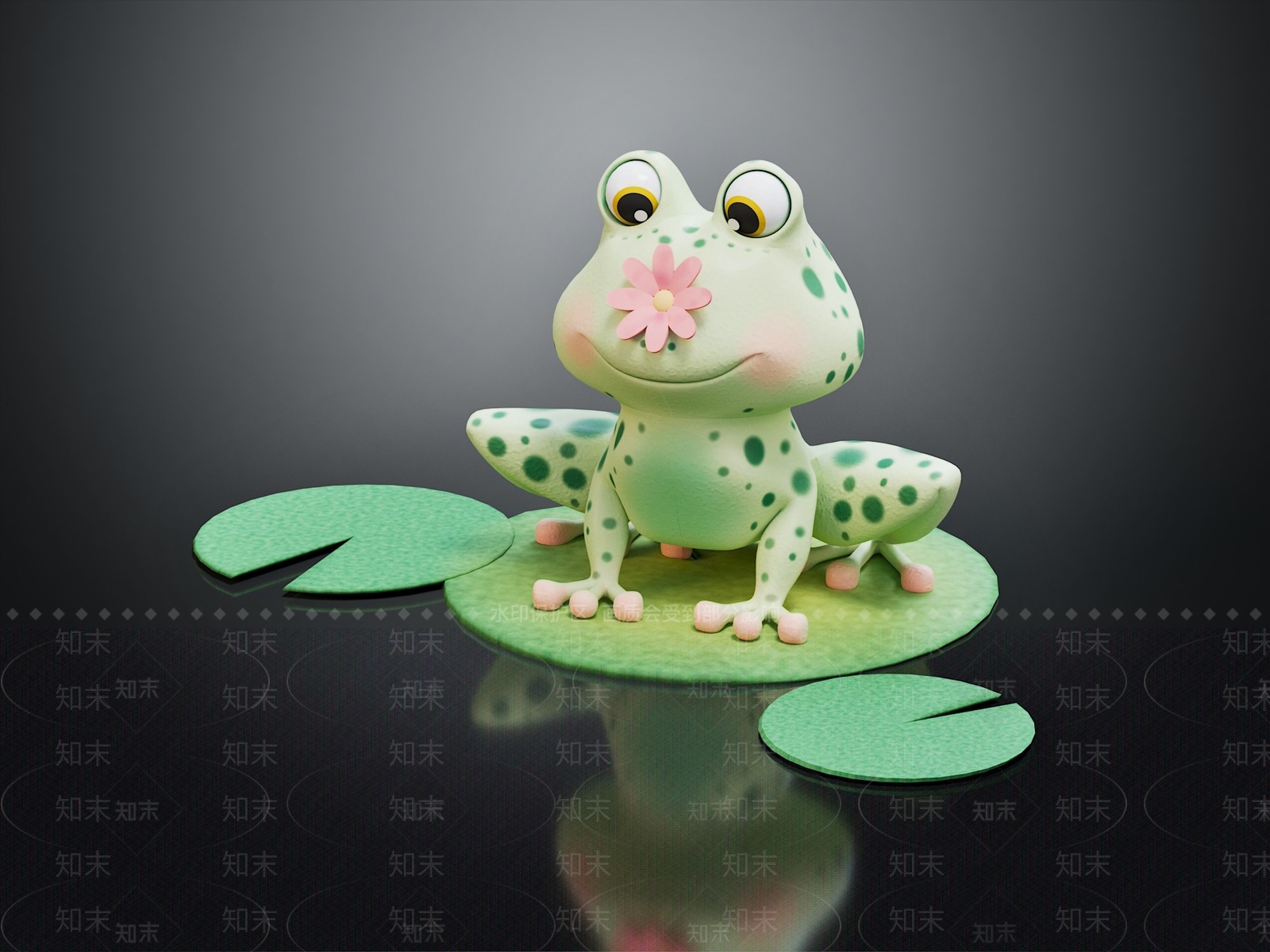 荷叶3D模型下载【ID:1135487706】