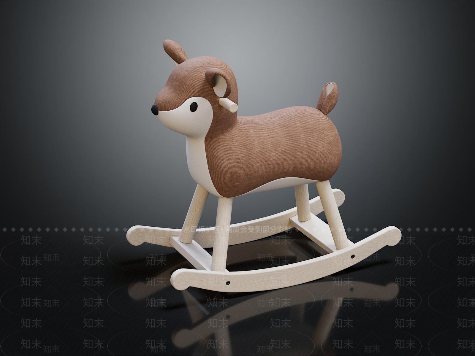 儿童木马3D模型下载【ID:1135488012】