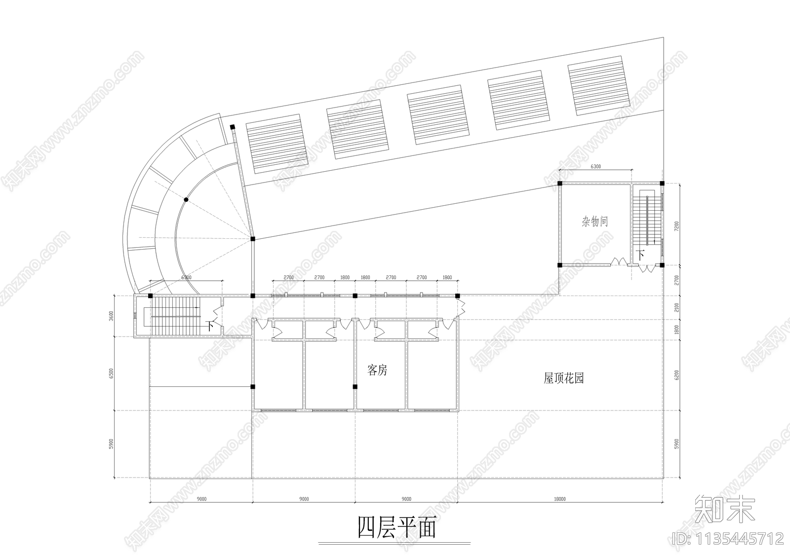 现代会所建筑cad施工图下载【ID:1135445712】