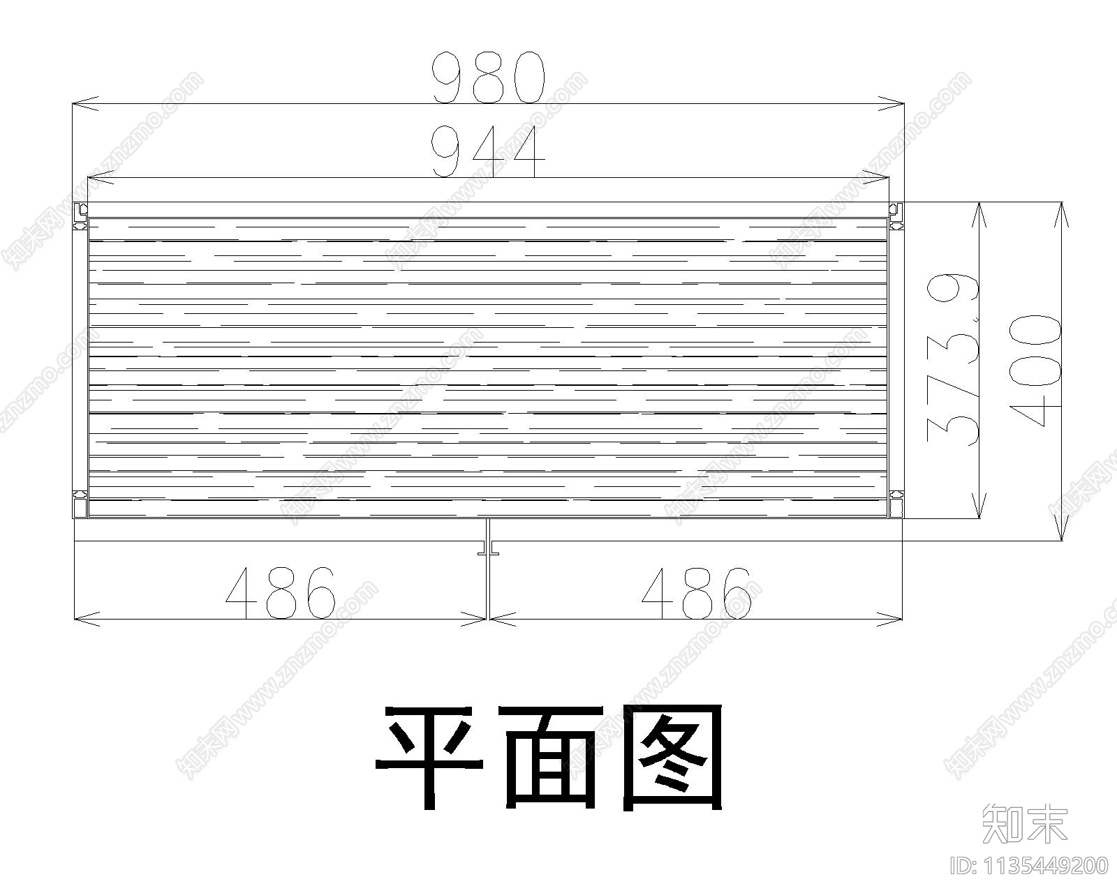 玻木柜cad施工图下载【ID:1135449200】